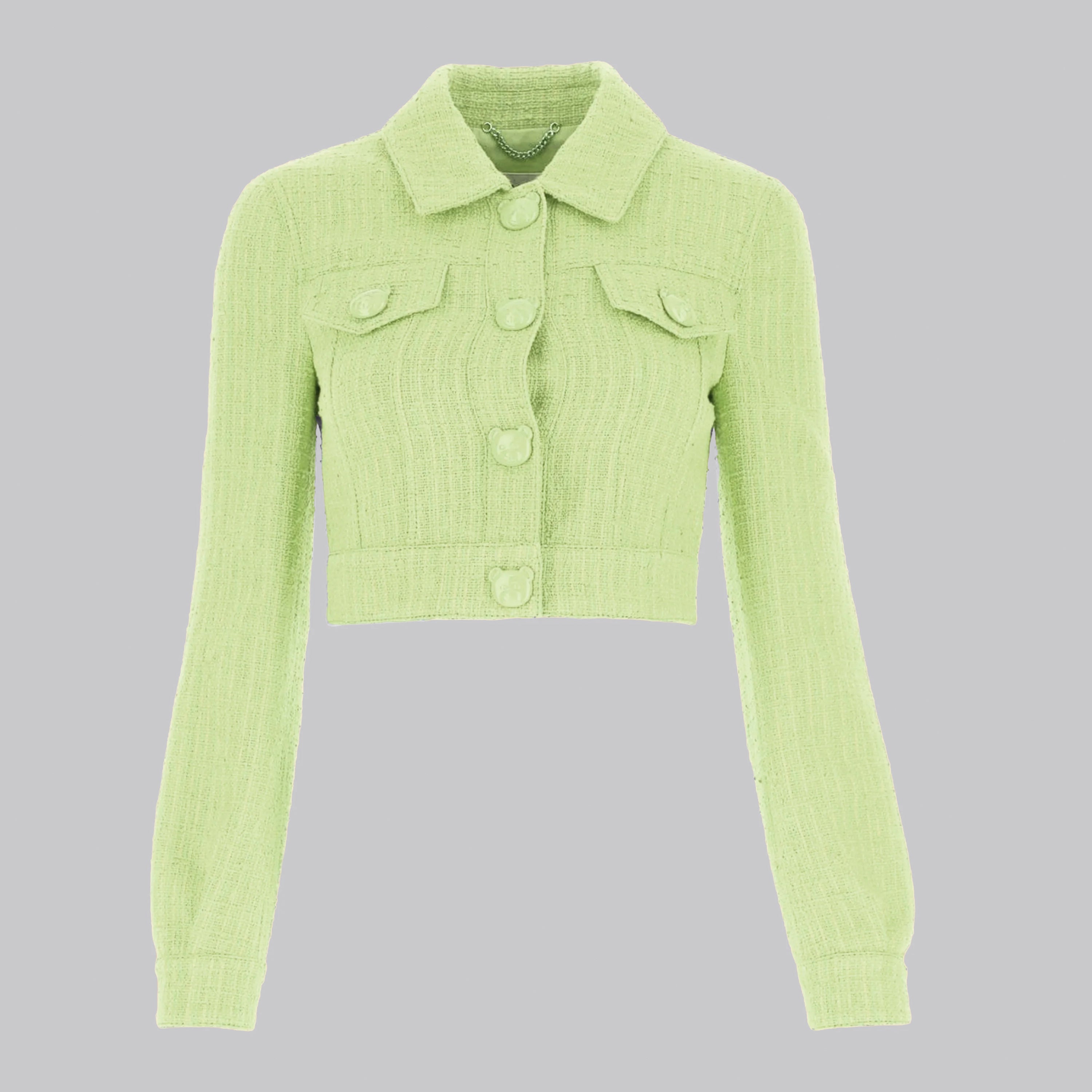 Chaqueta Verde Moschino Couture Teddy Bottoms