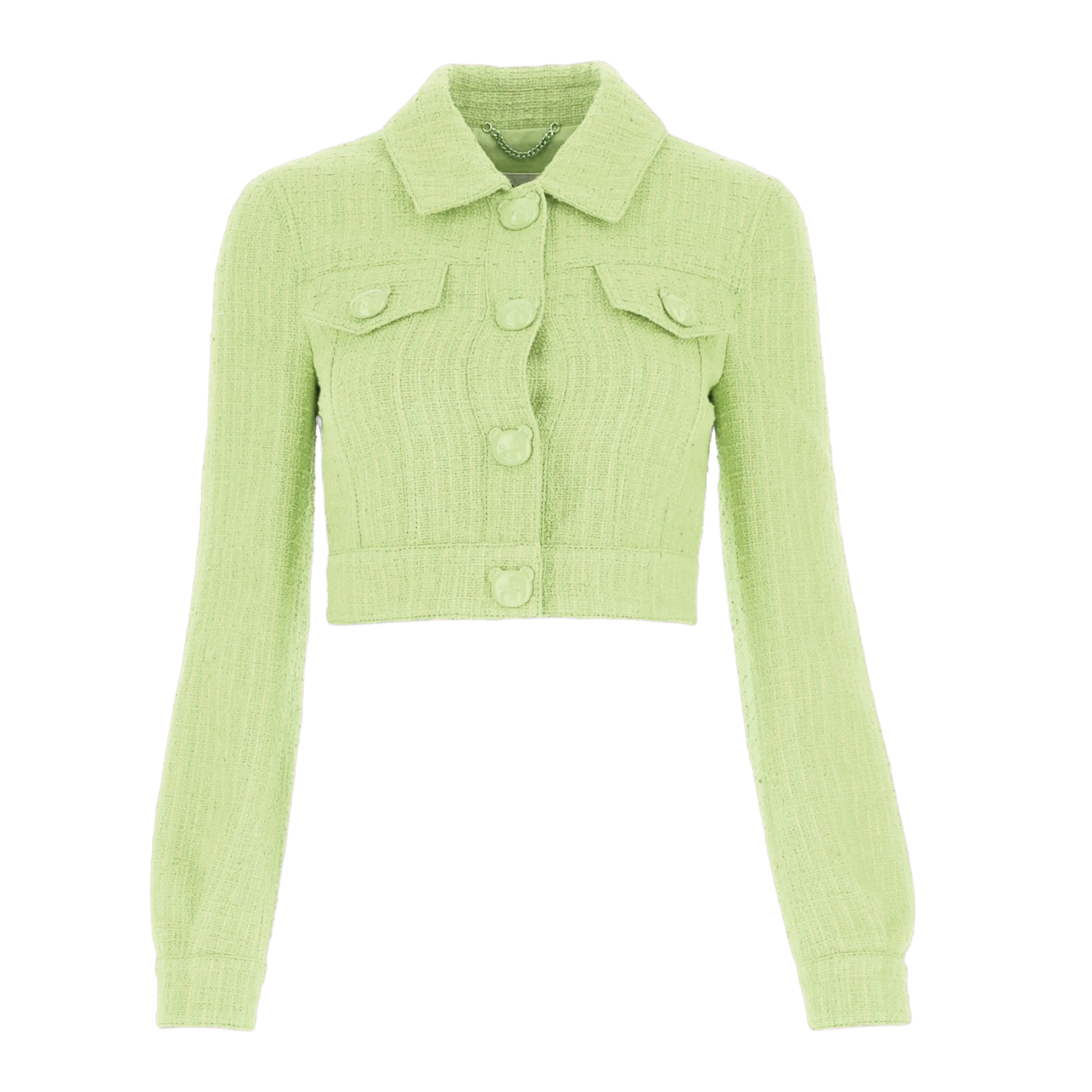Chaqueta Verde Moschino Couture Teddy Bottoms