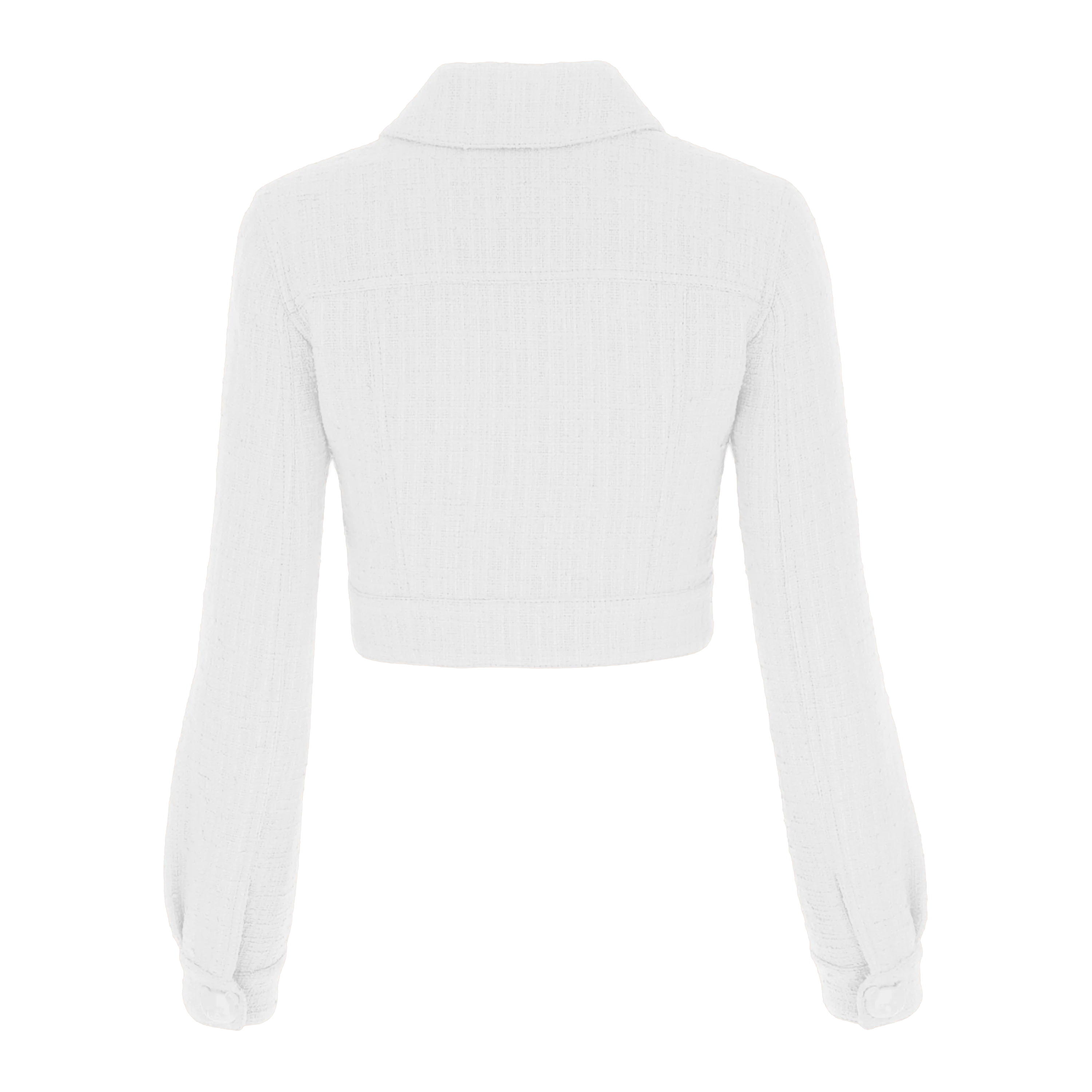 Chaqueta Blanca Moschino Couture Teddy Bottoms