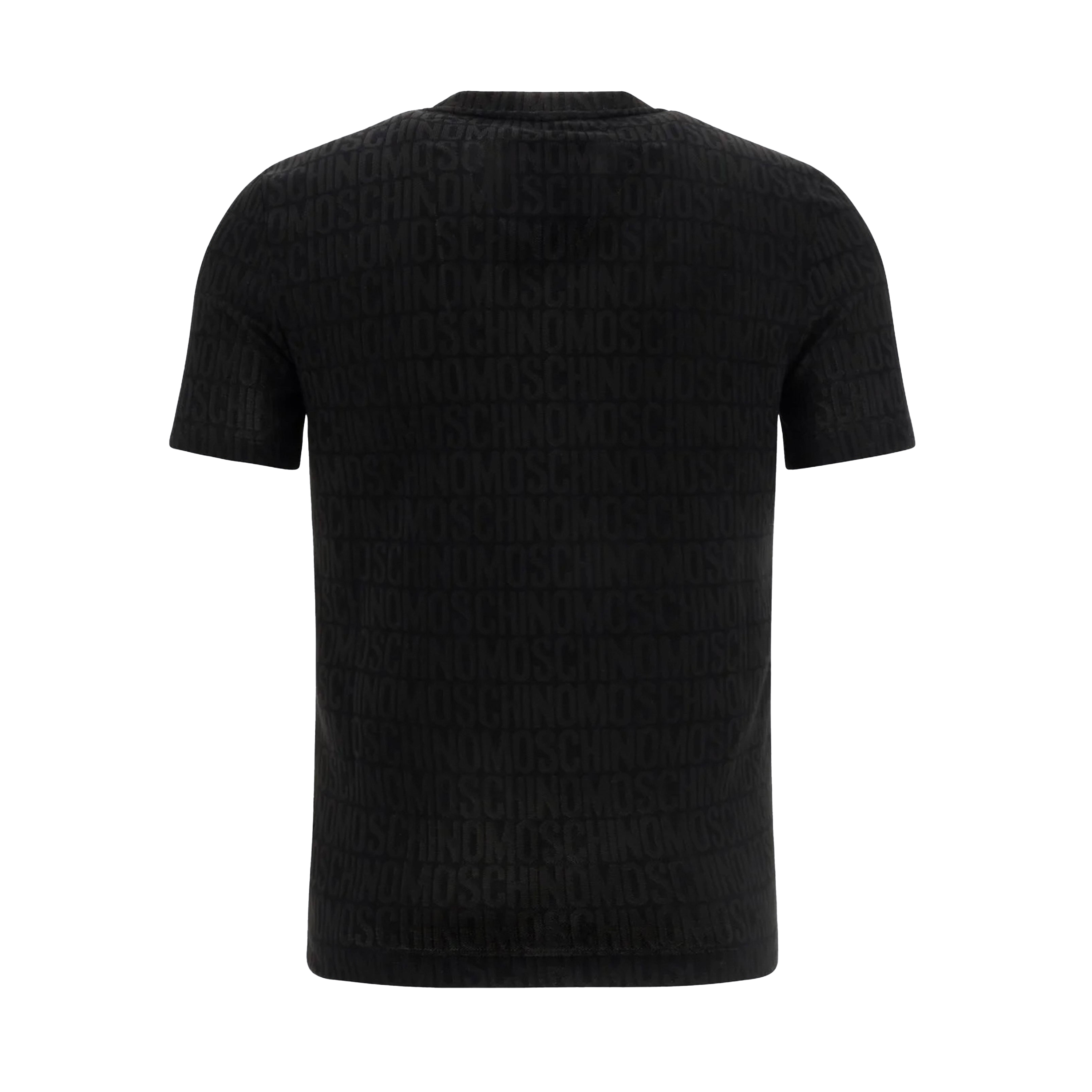 Camiseta Negra Moschino Couture Monogram