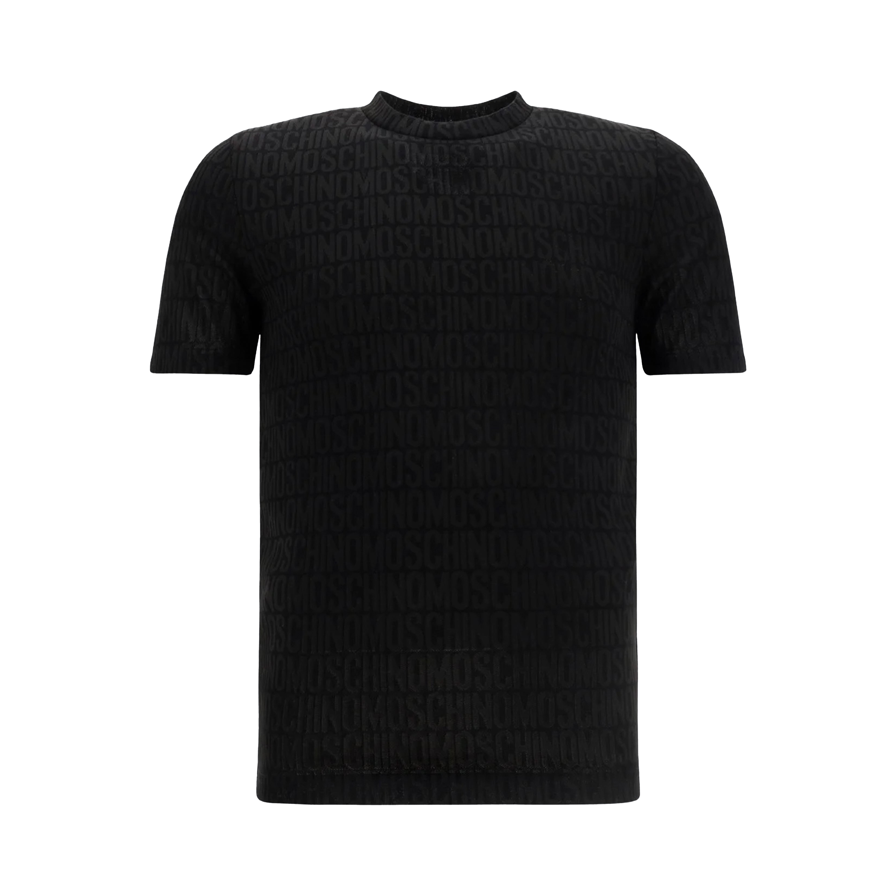 Camiseta Negra Moschino Couture Monogram