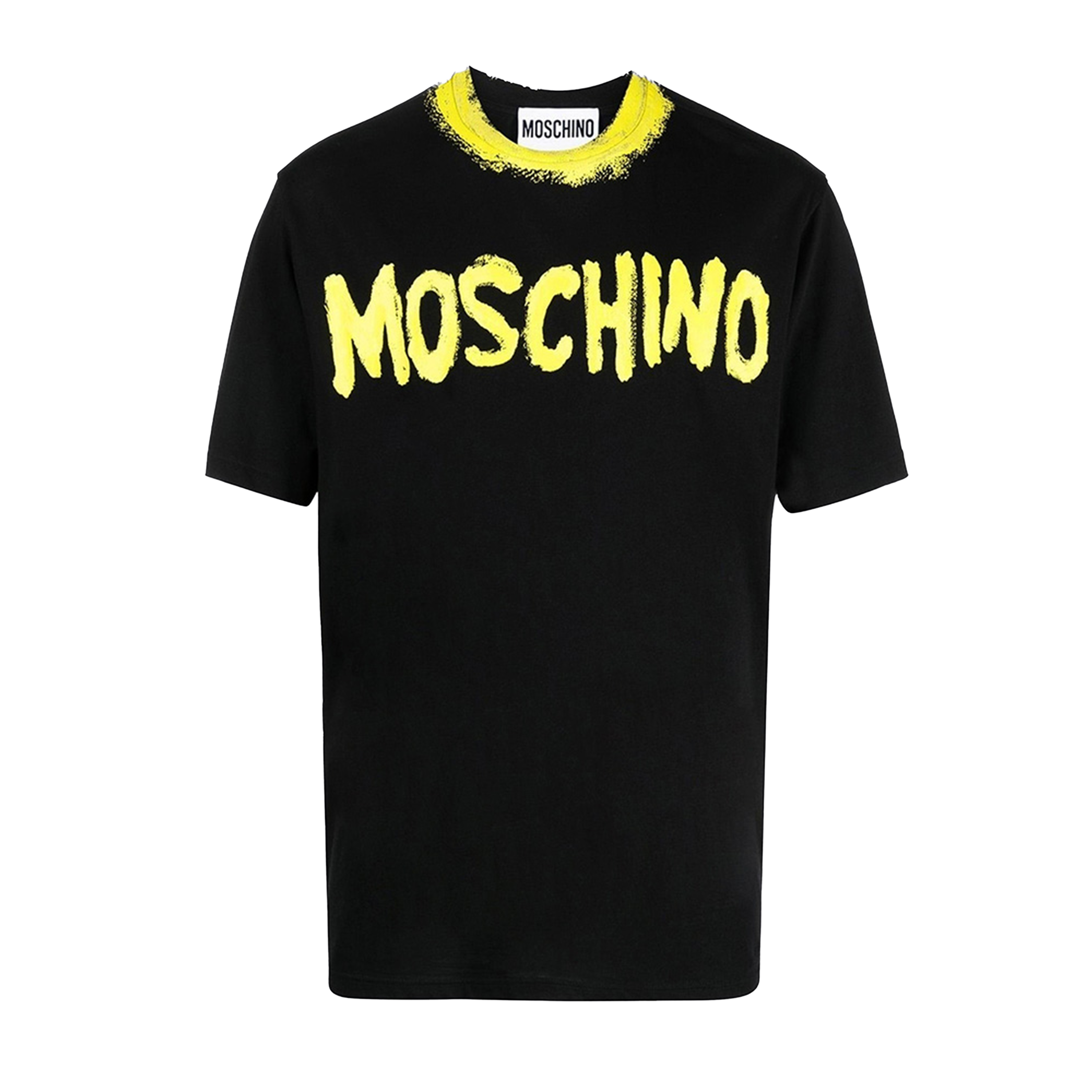 Camiseta Negra Moschino Couture Logo Neck