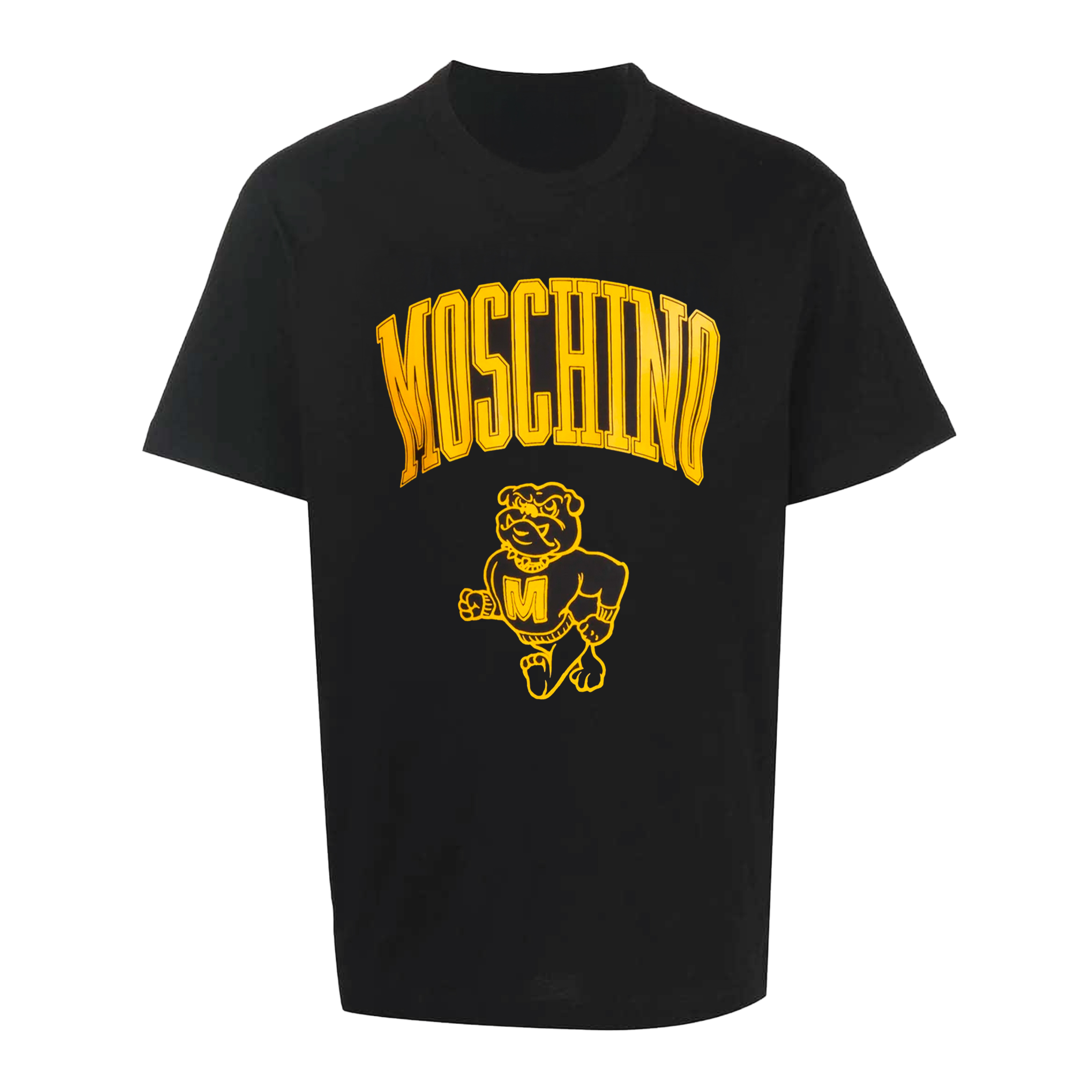 Camiseta Negra Moschino Couture Strong Dog