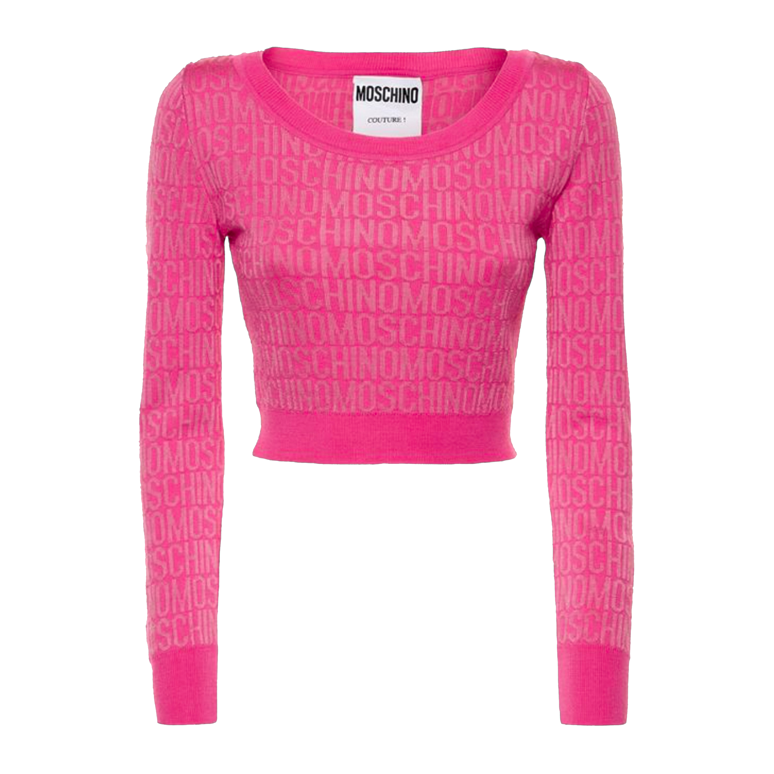 Suéter Rosado Moschino Couture Monogram