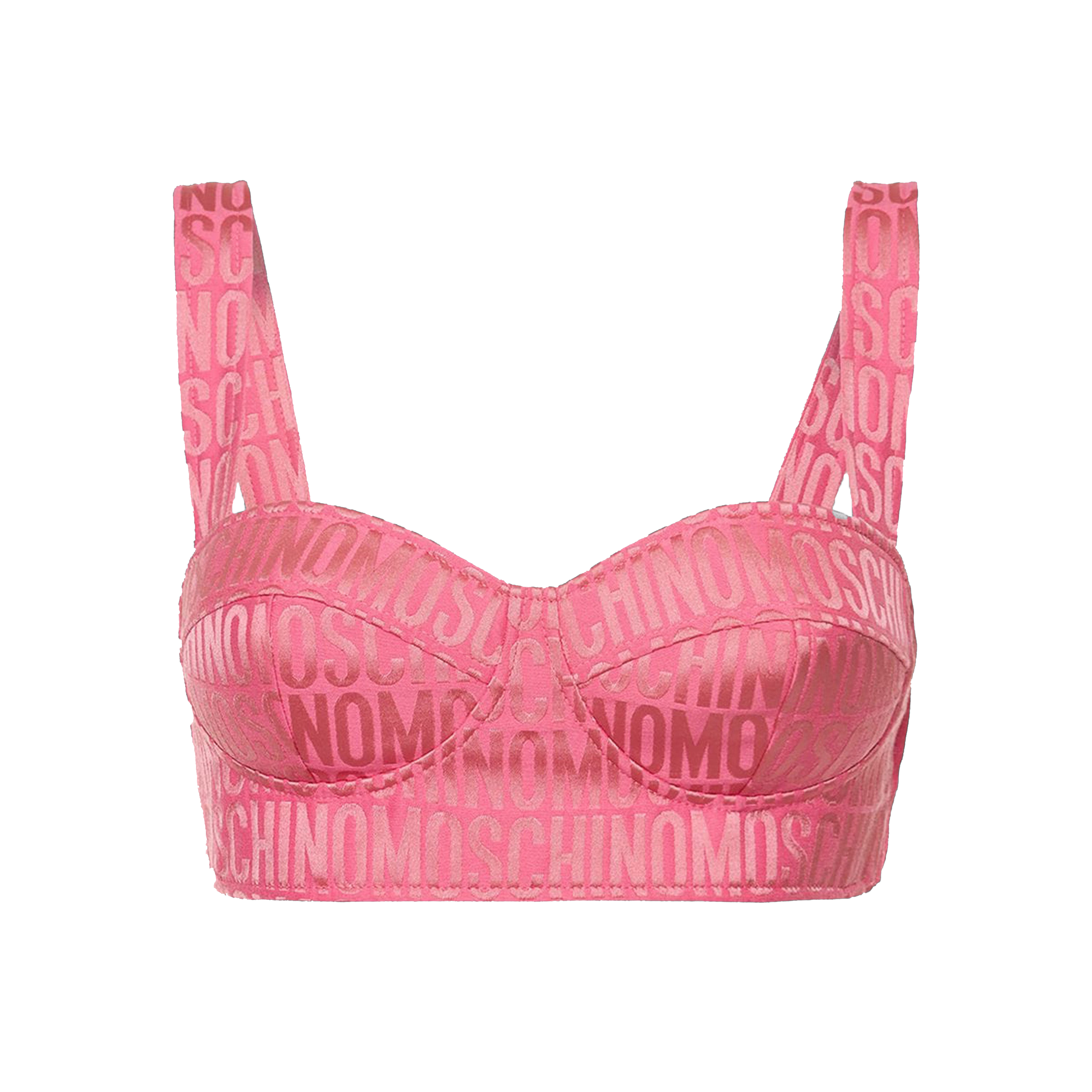 Top Rosado Moschino Couture Monogram
