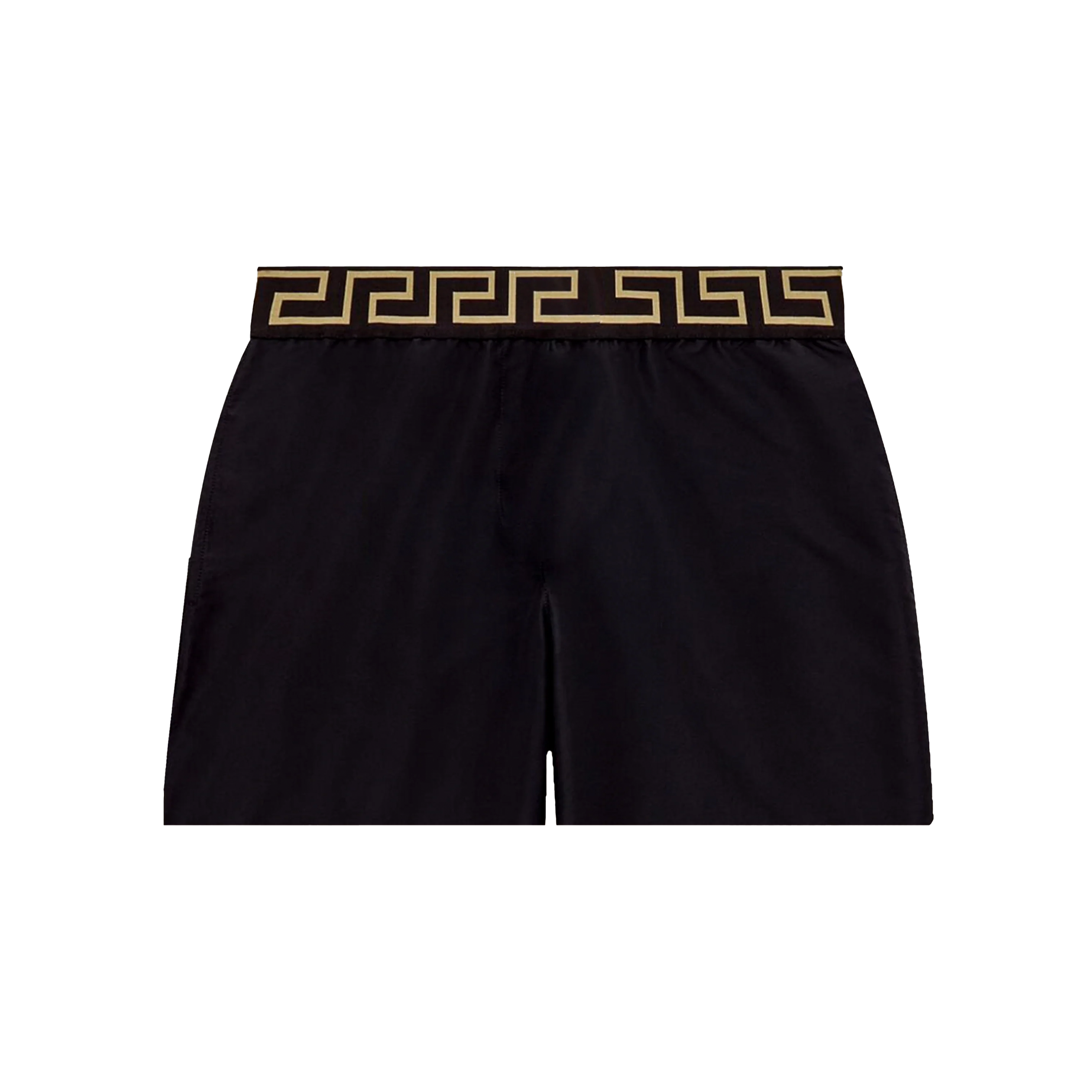 Pantaloneta Short Negro Versace Greca Band