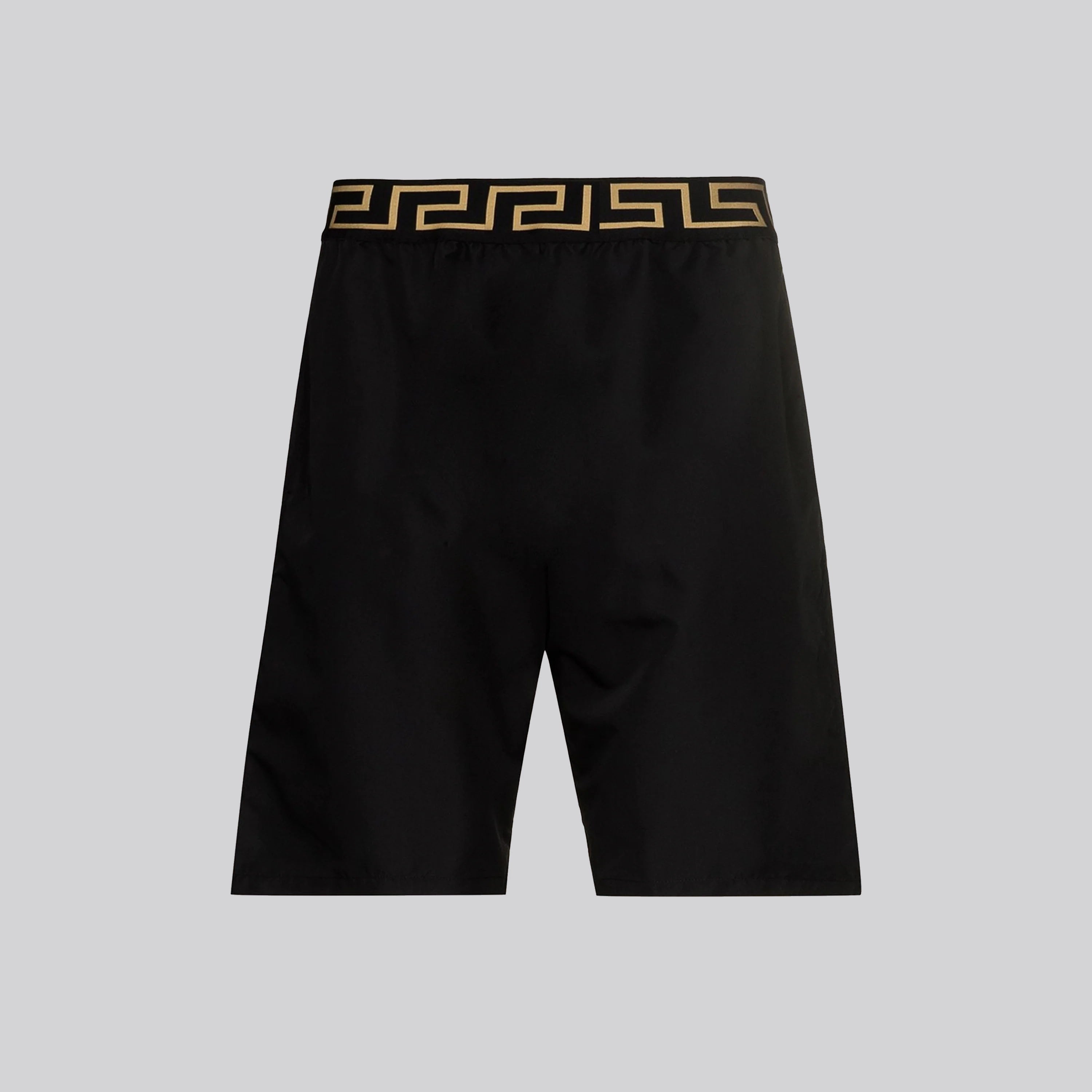 Pantaloneta Negro Versace Greca Band