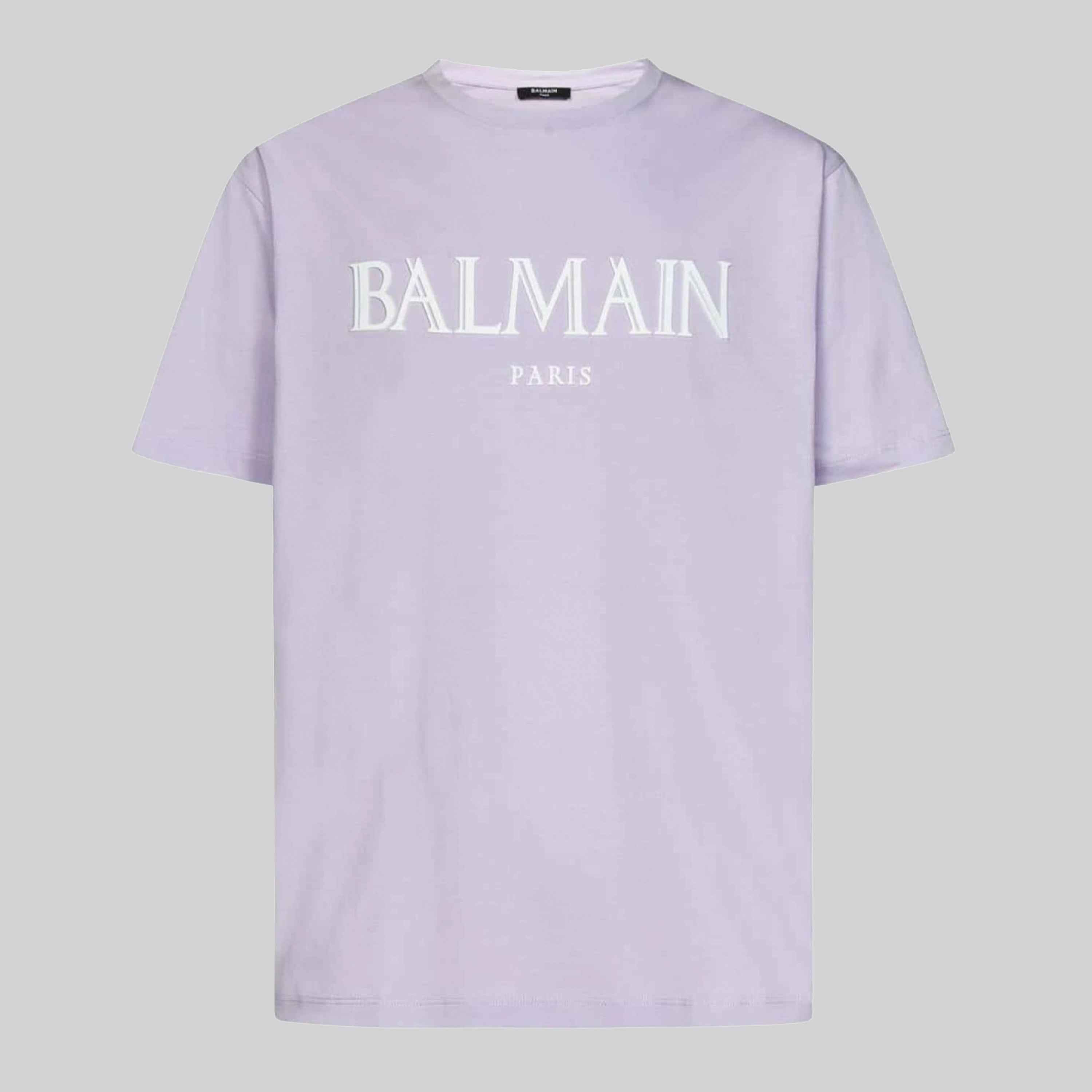 Camiseta Lila Balmain Paris