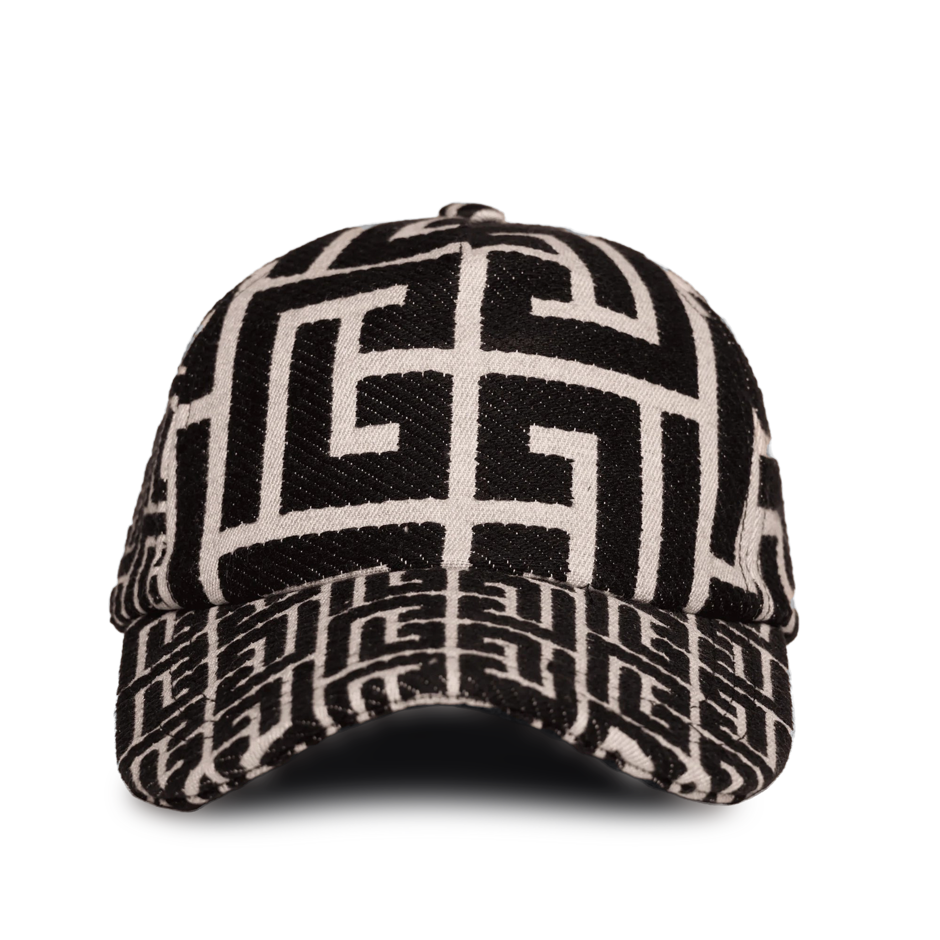 Gorra Blanca Balmain Monogram