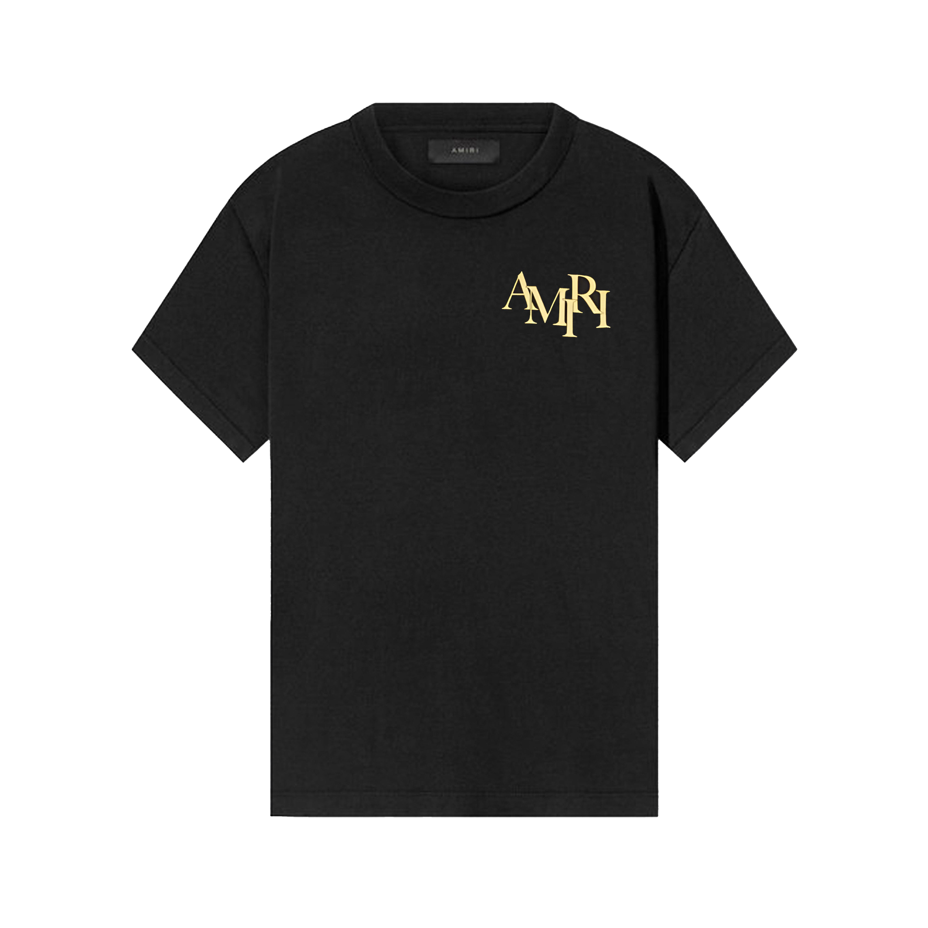 Camiseta Negra AMIRI Crystal Champagne