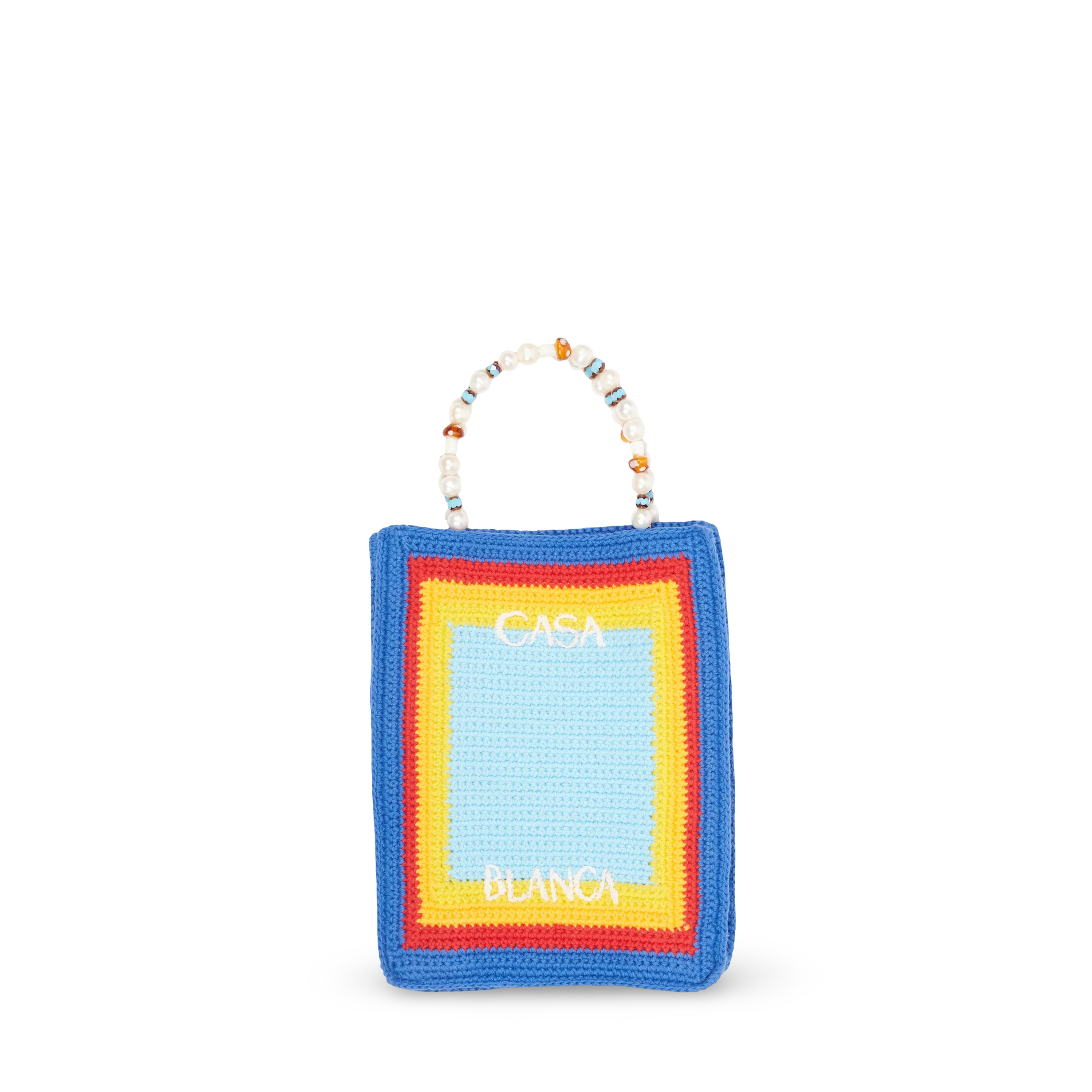 Bolso Multicolor Casablanca Beaded Crochet