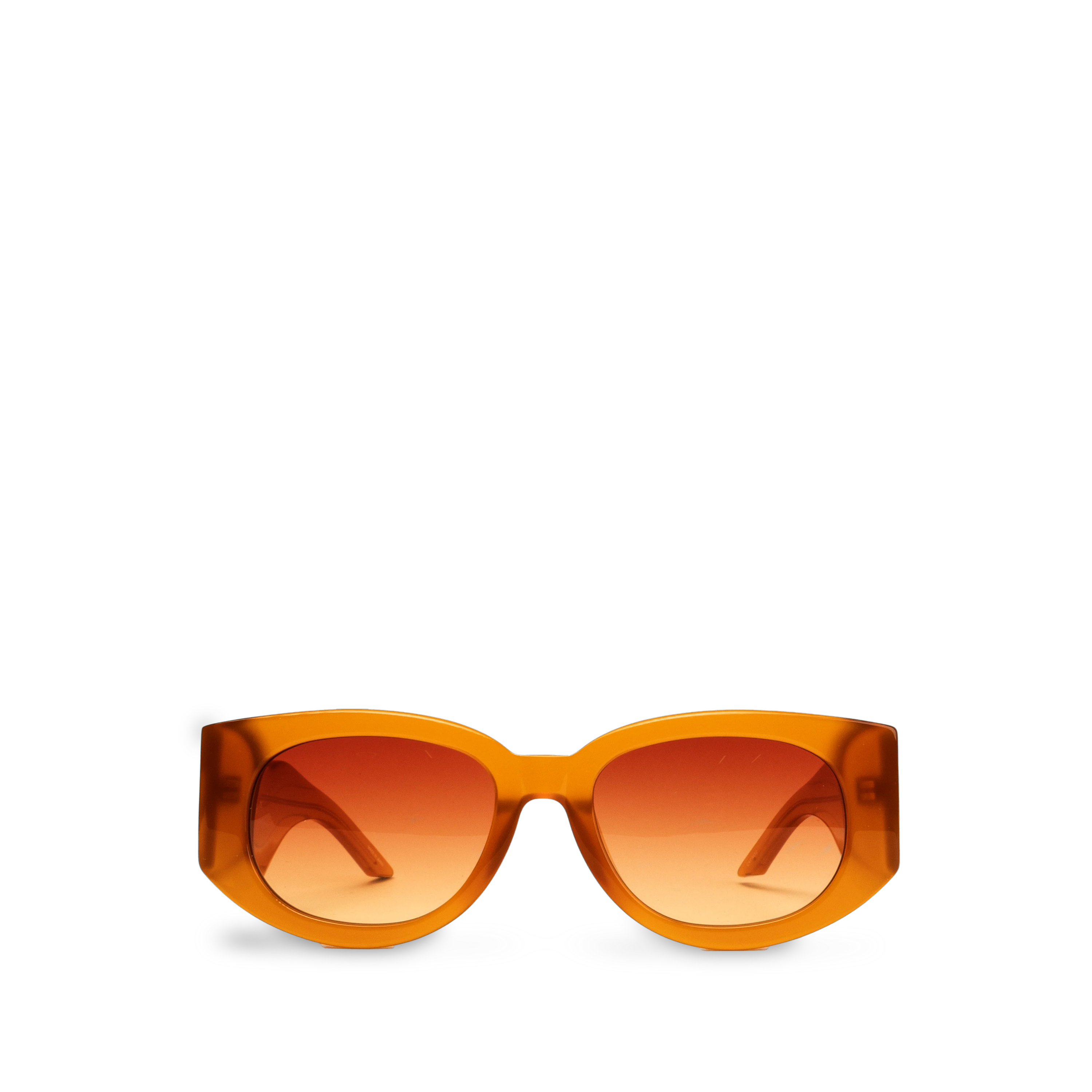 Gafas de Sol Naranja Casablanca Mujer Acetato & Metal Oval Wave