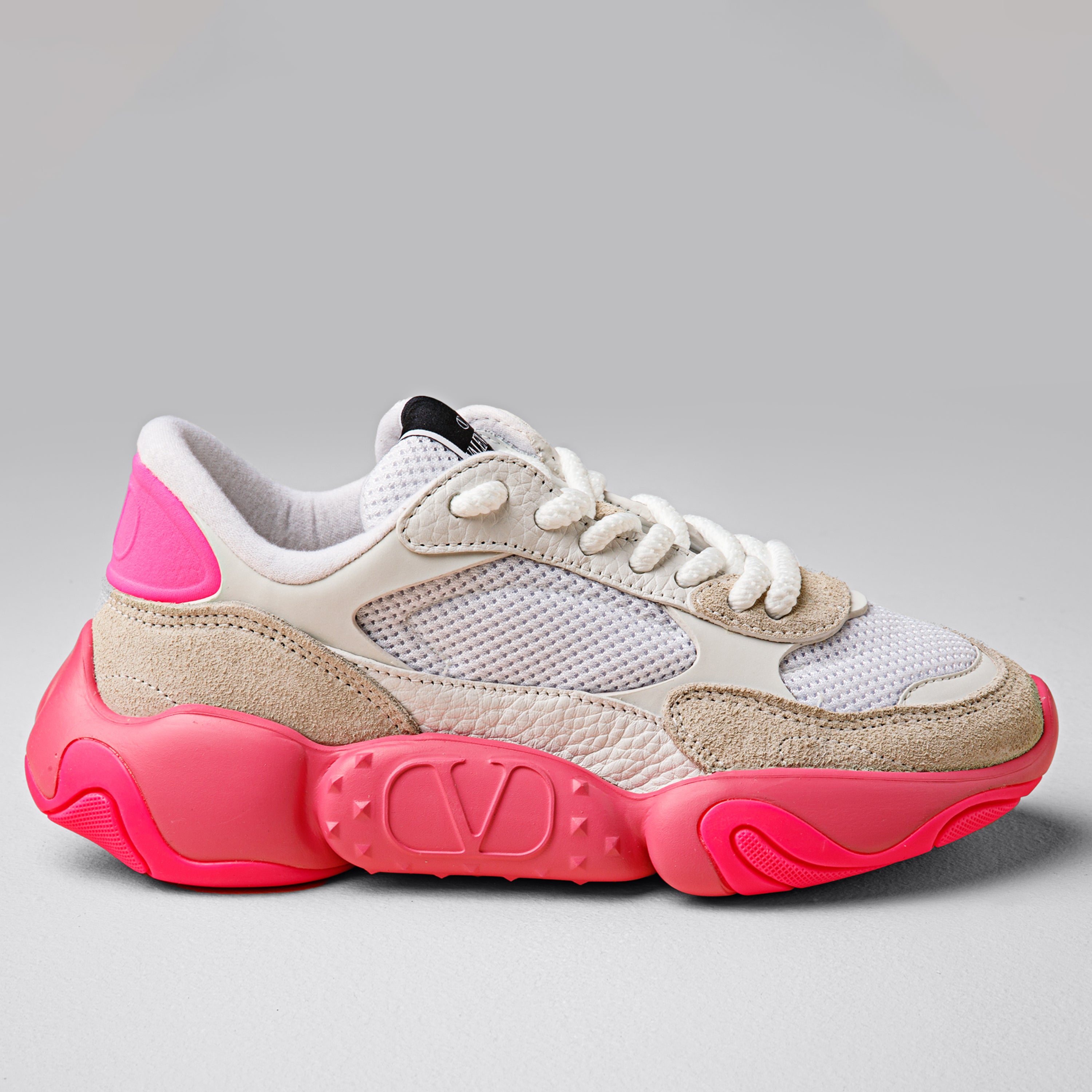 Sneakers Valentino Blanco/Rosa Bubbleback W