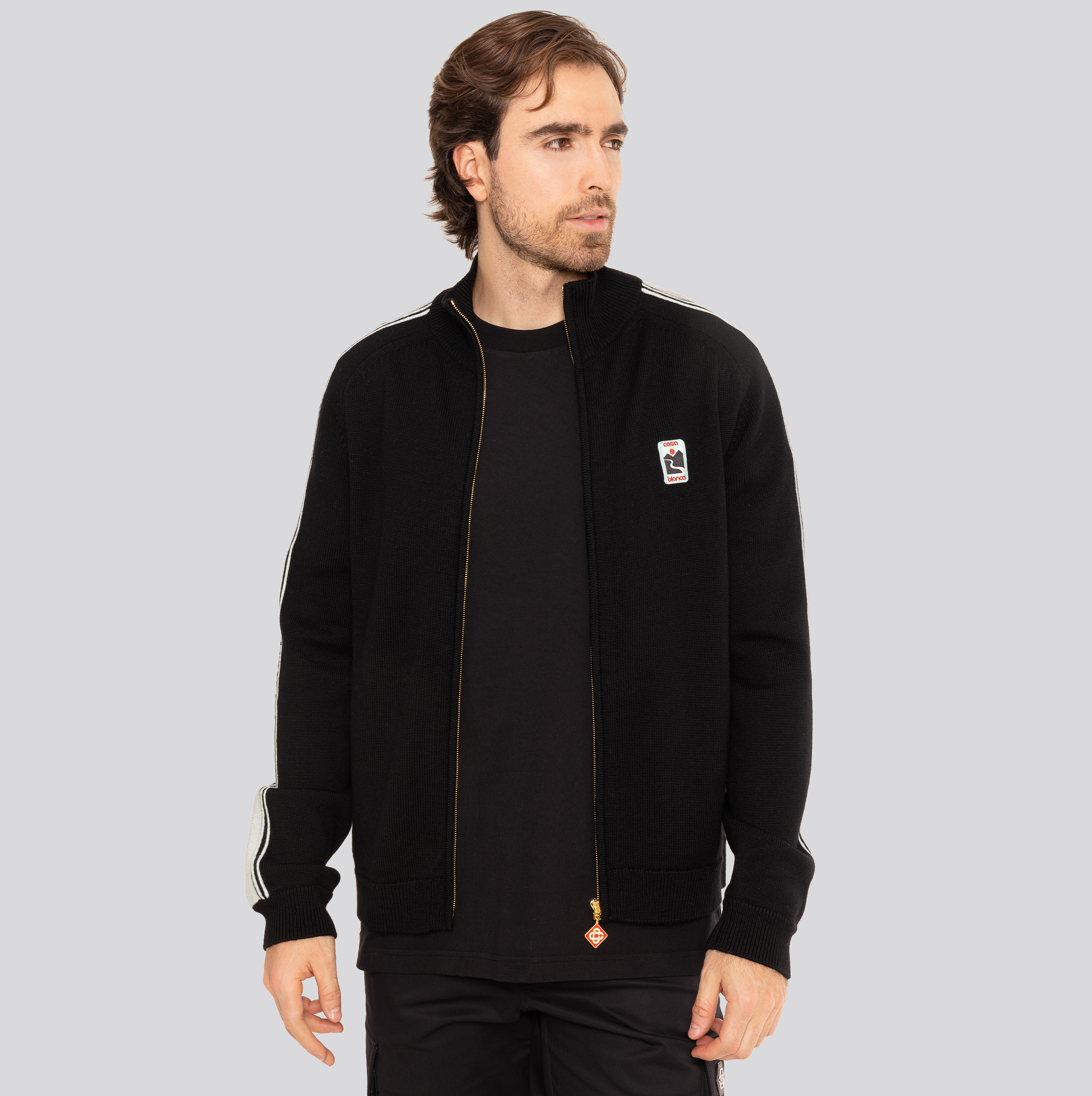 Chaqueta Negra Casablanca Merino