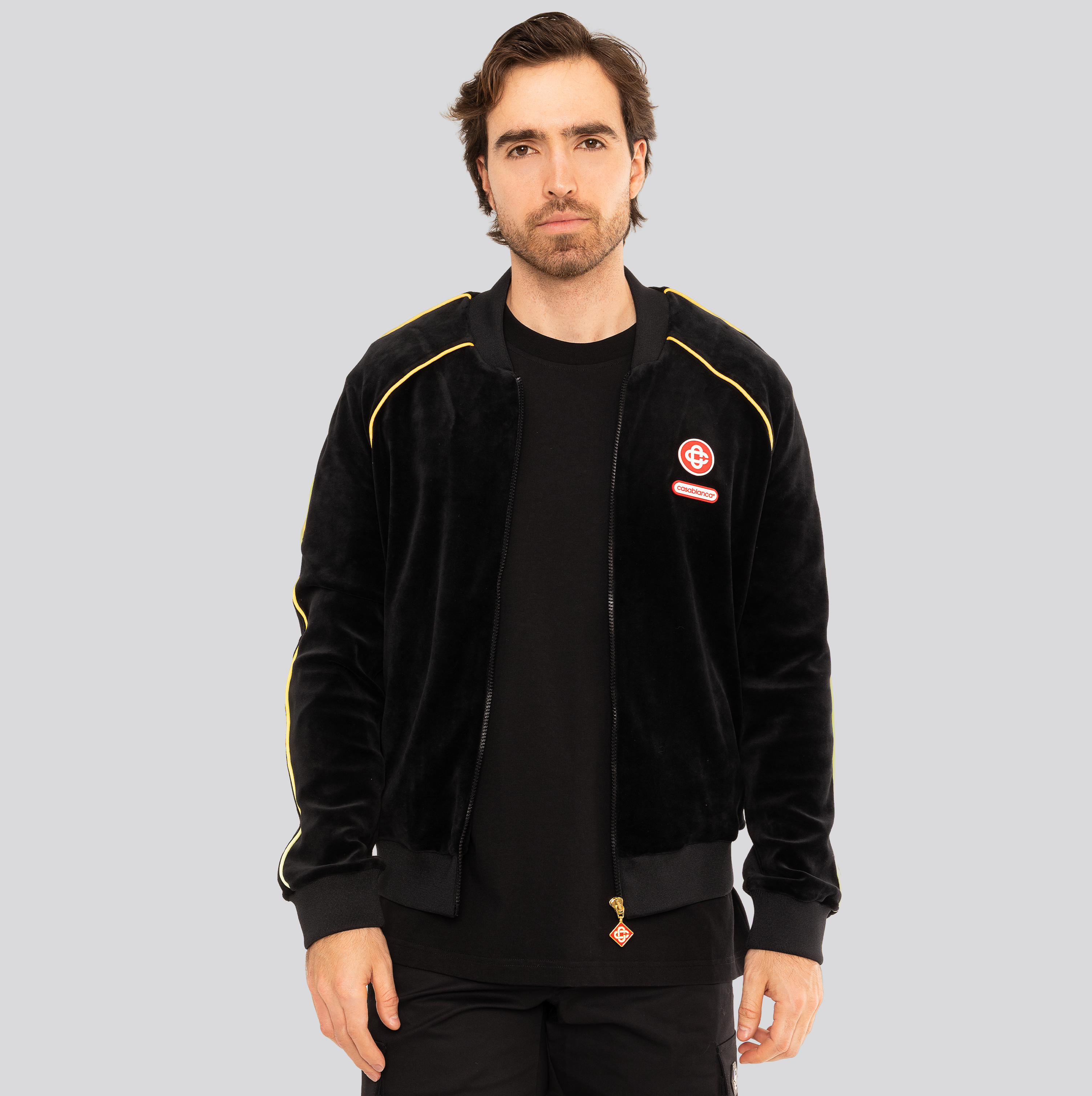 Chaqueta Negra Casablanca Velour