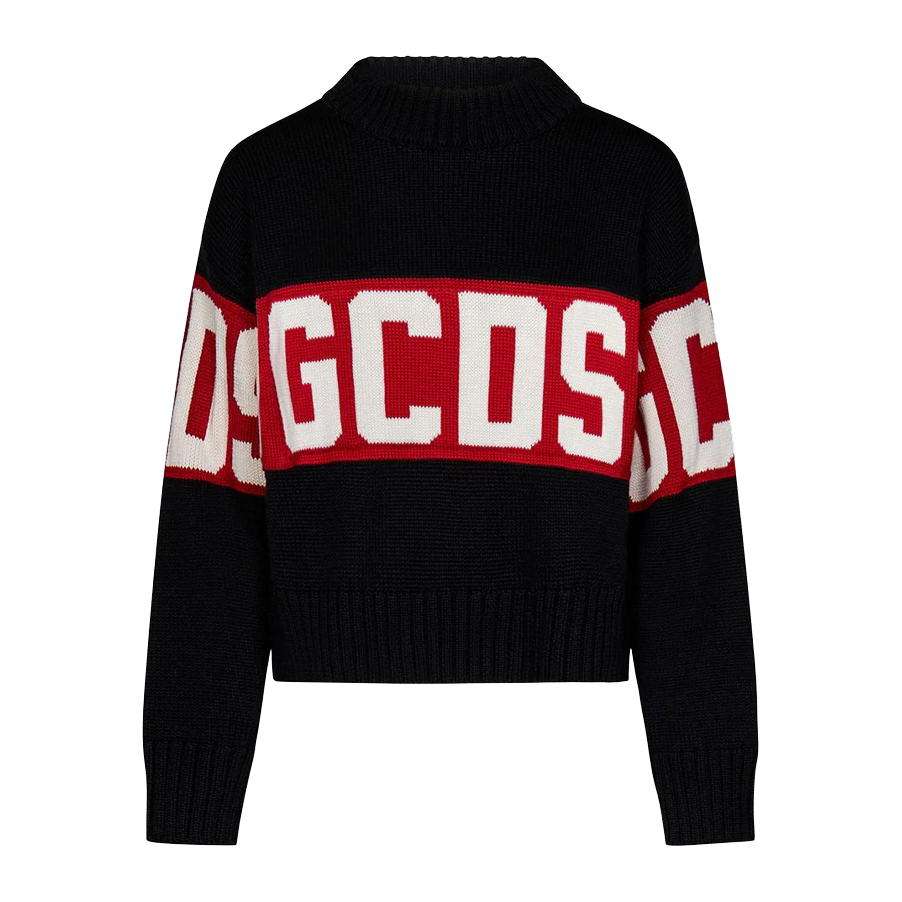 Buzo Negro GCDS Logo Band