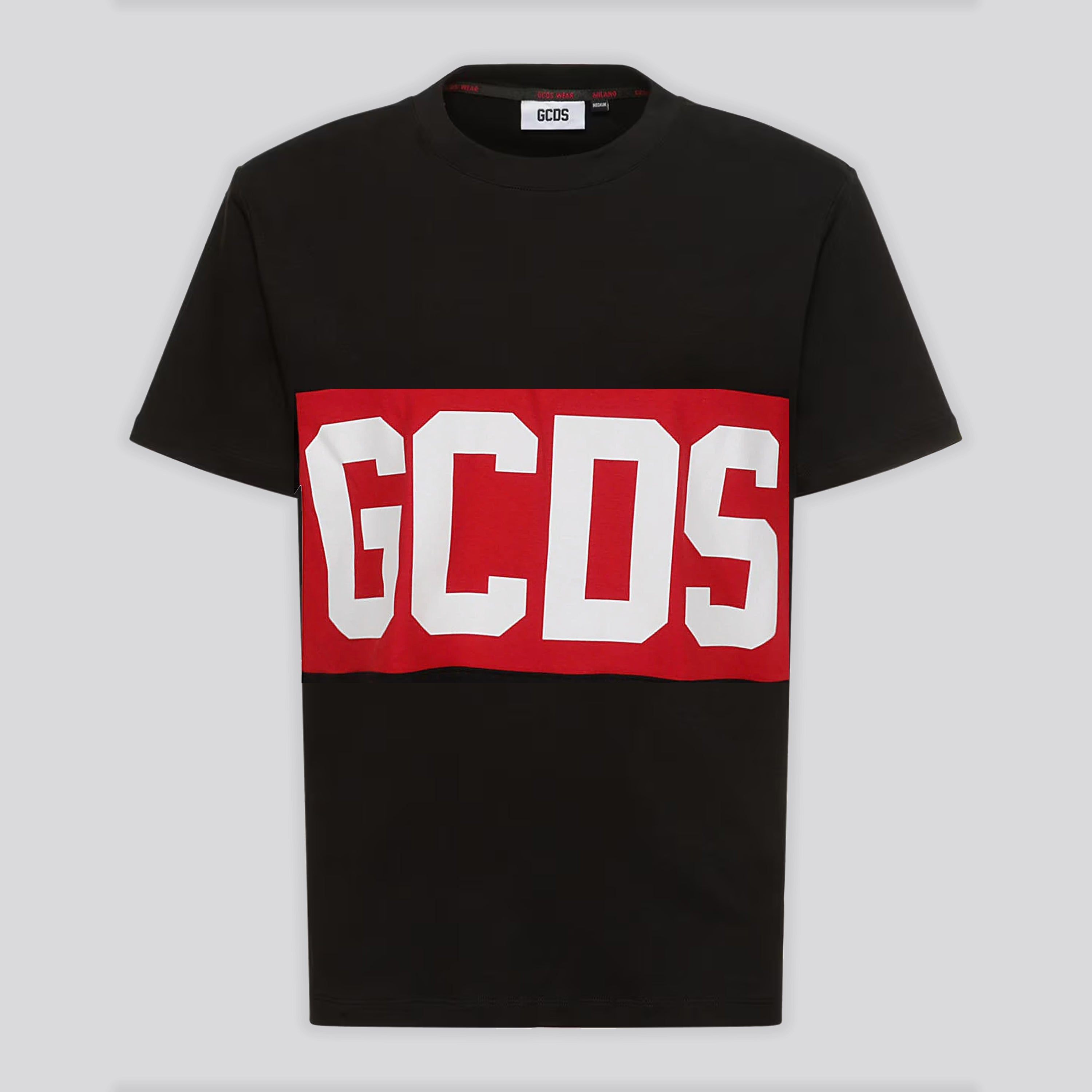 Camiseta Negra GCDS Logo Band
