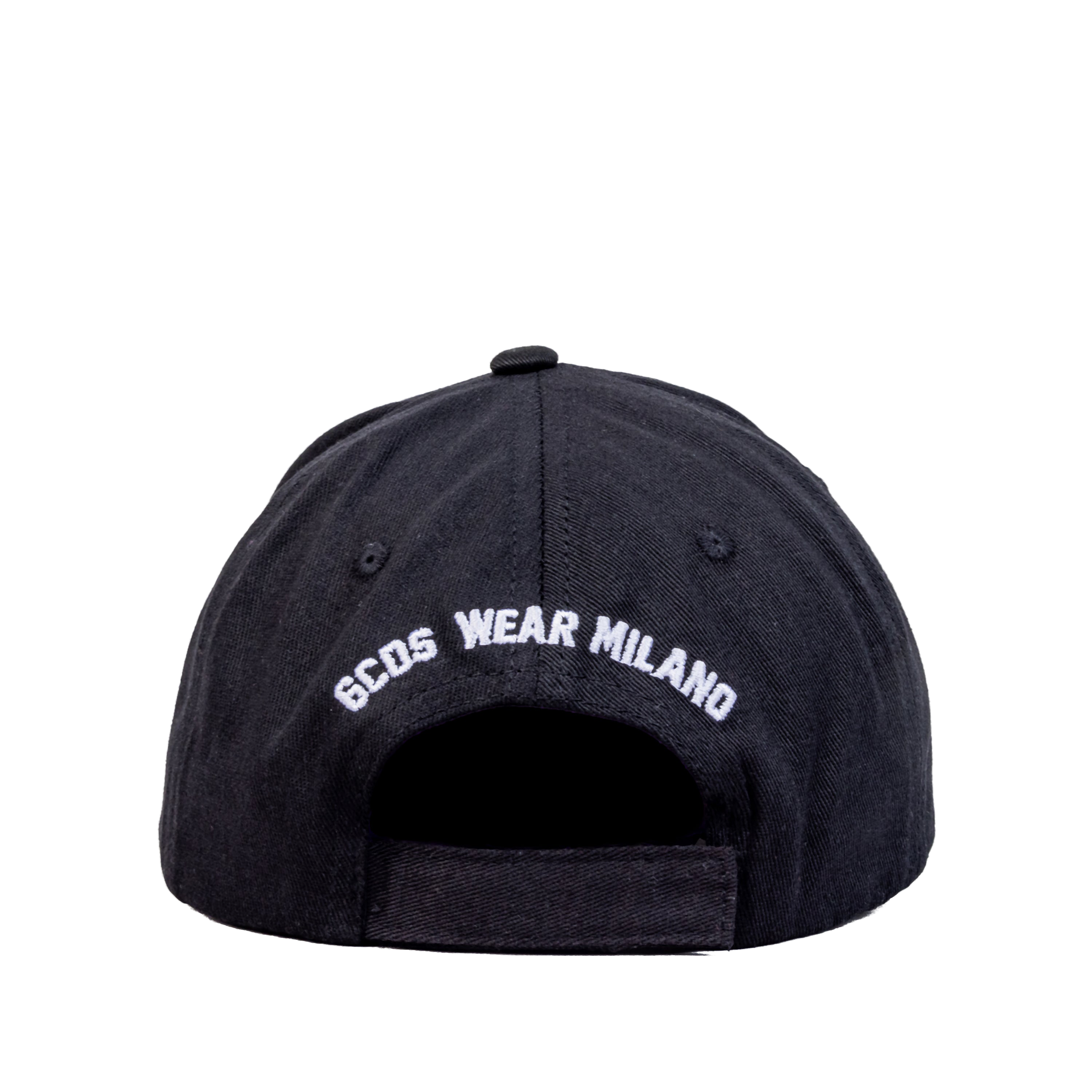 Gorra Negra GCDS Logo
