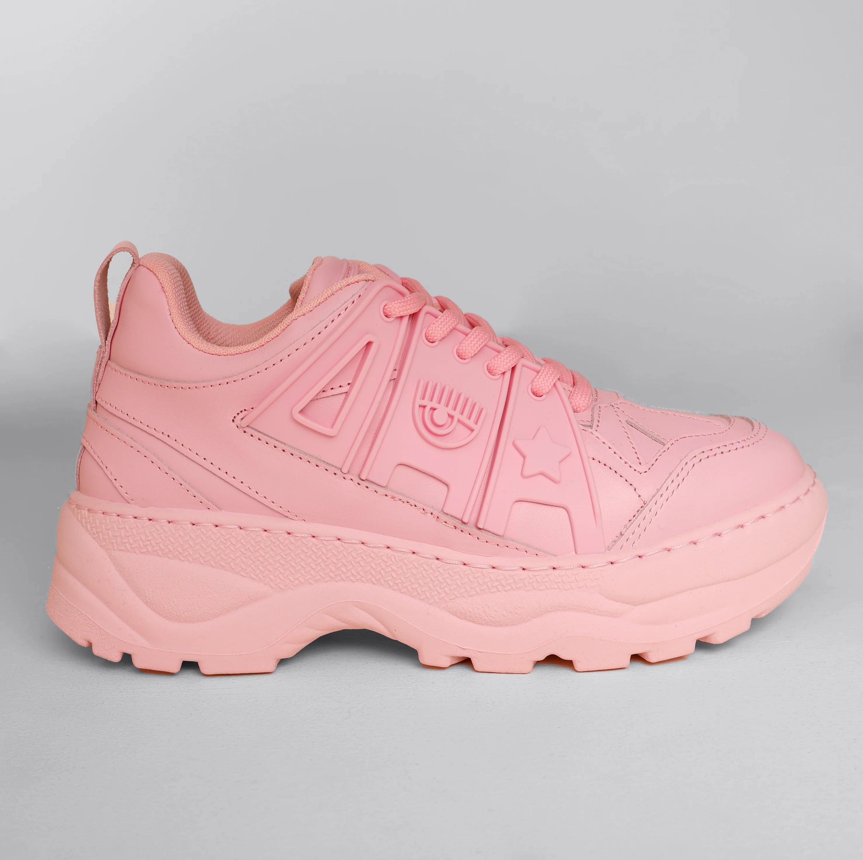 Sneakers Chiara Ferragni Eye Fly - Pink Leather