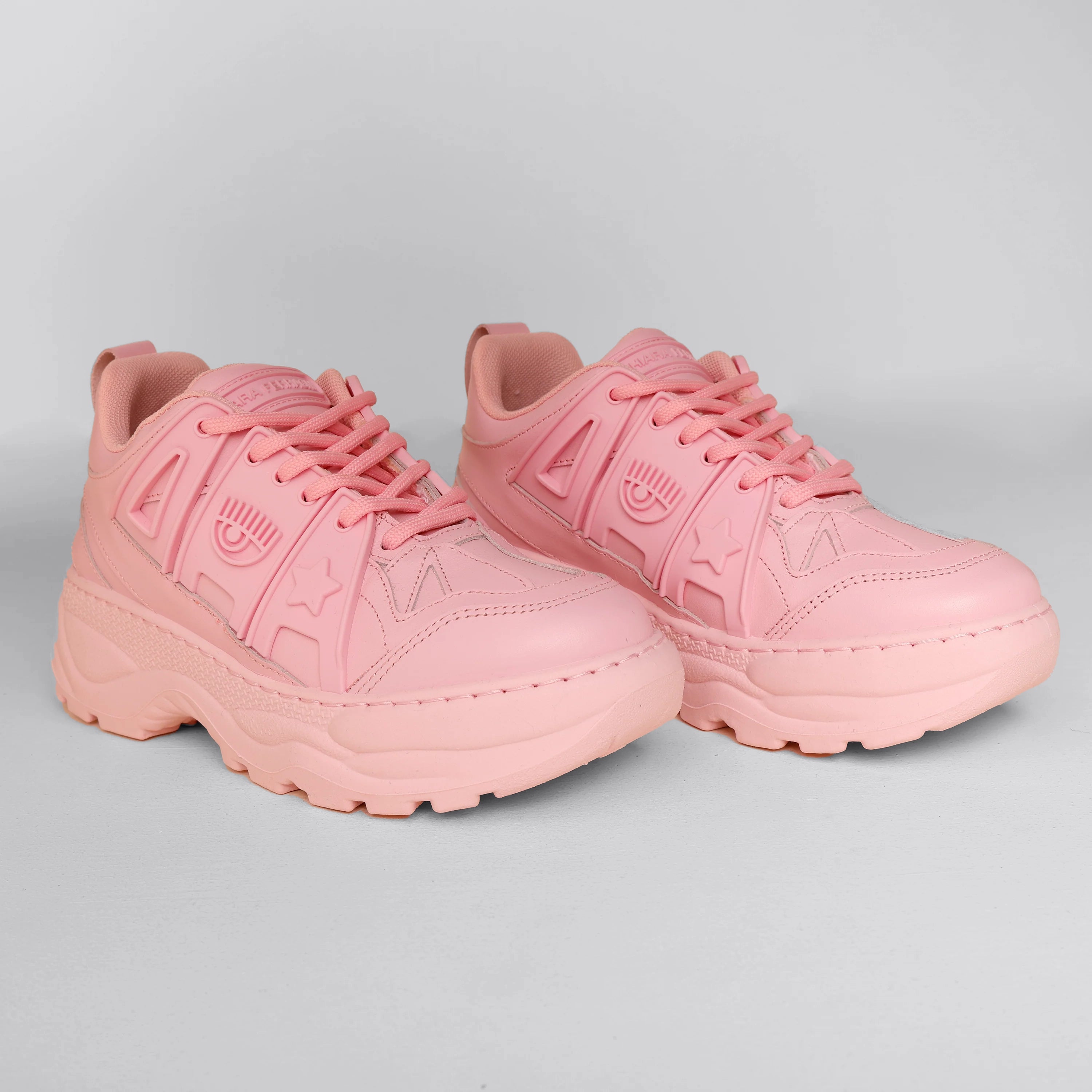 Sneakers Eye Fly - Pink Leather