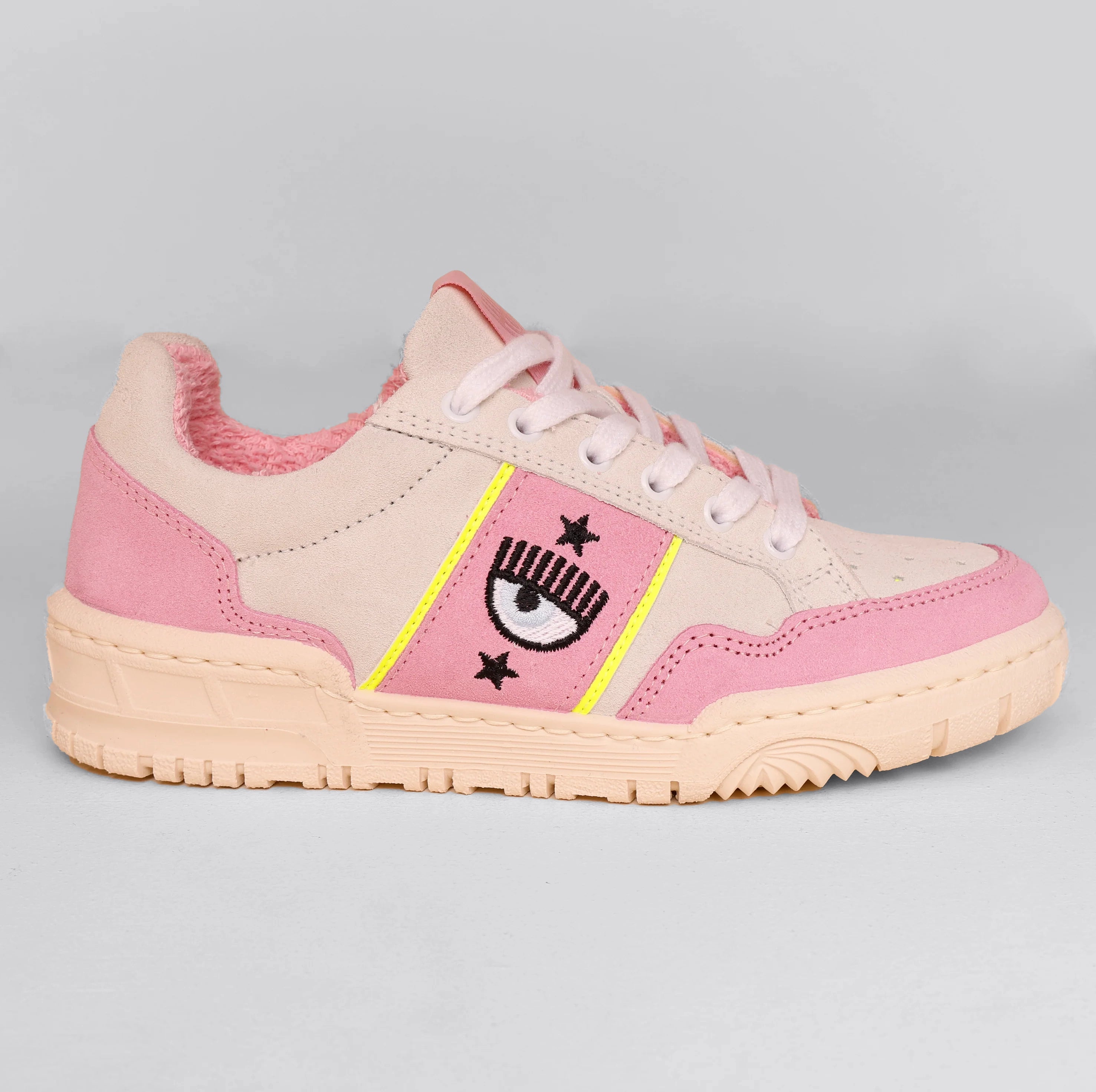 Sneakers CF1 Low/Pink and Ice Suede