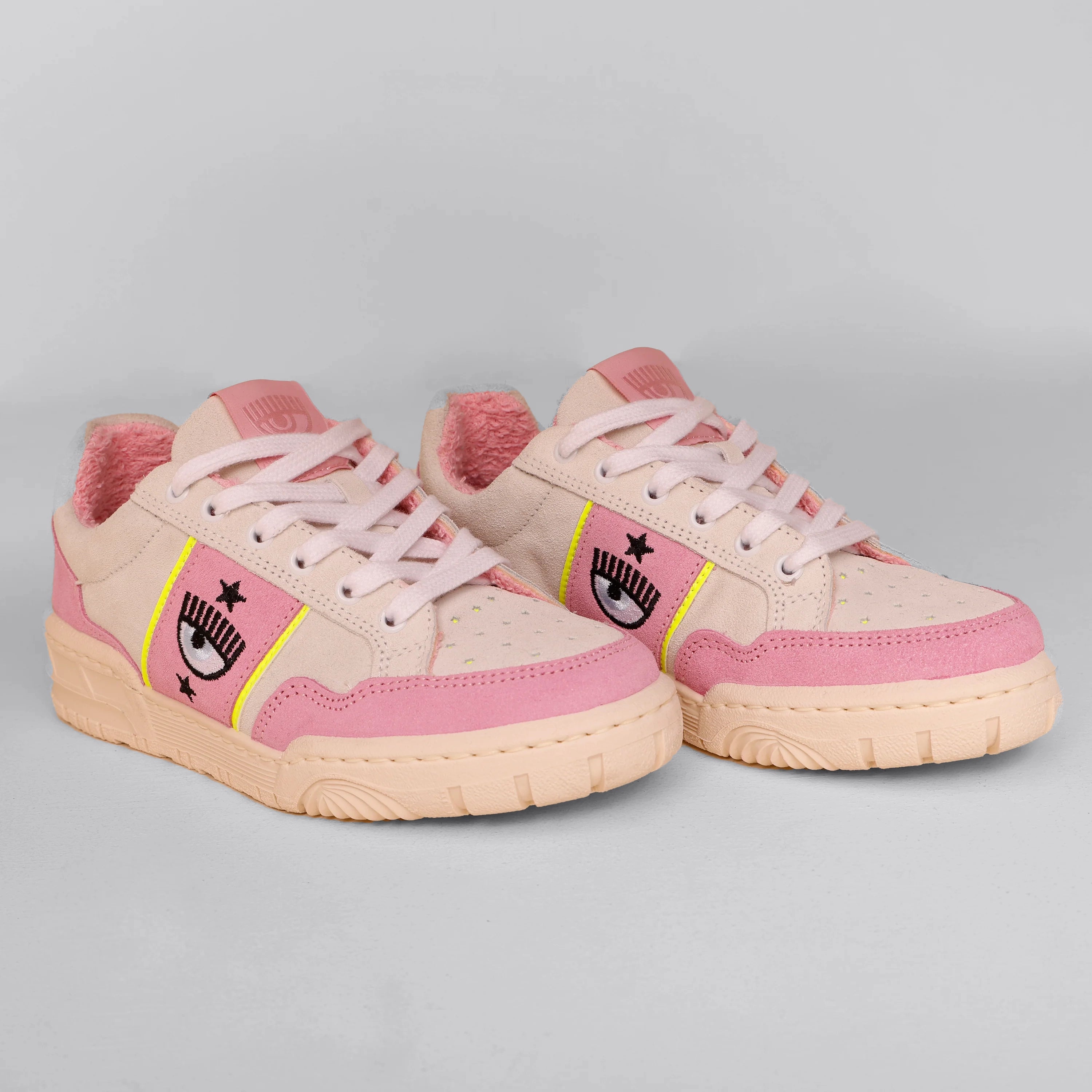 Sneakers CF1 Low/Pink and Ice Suede