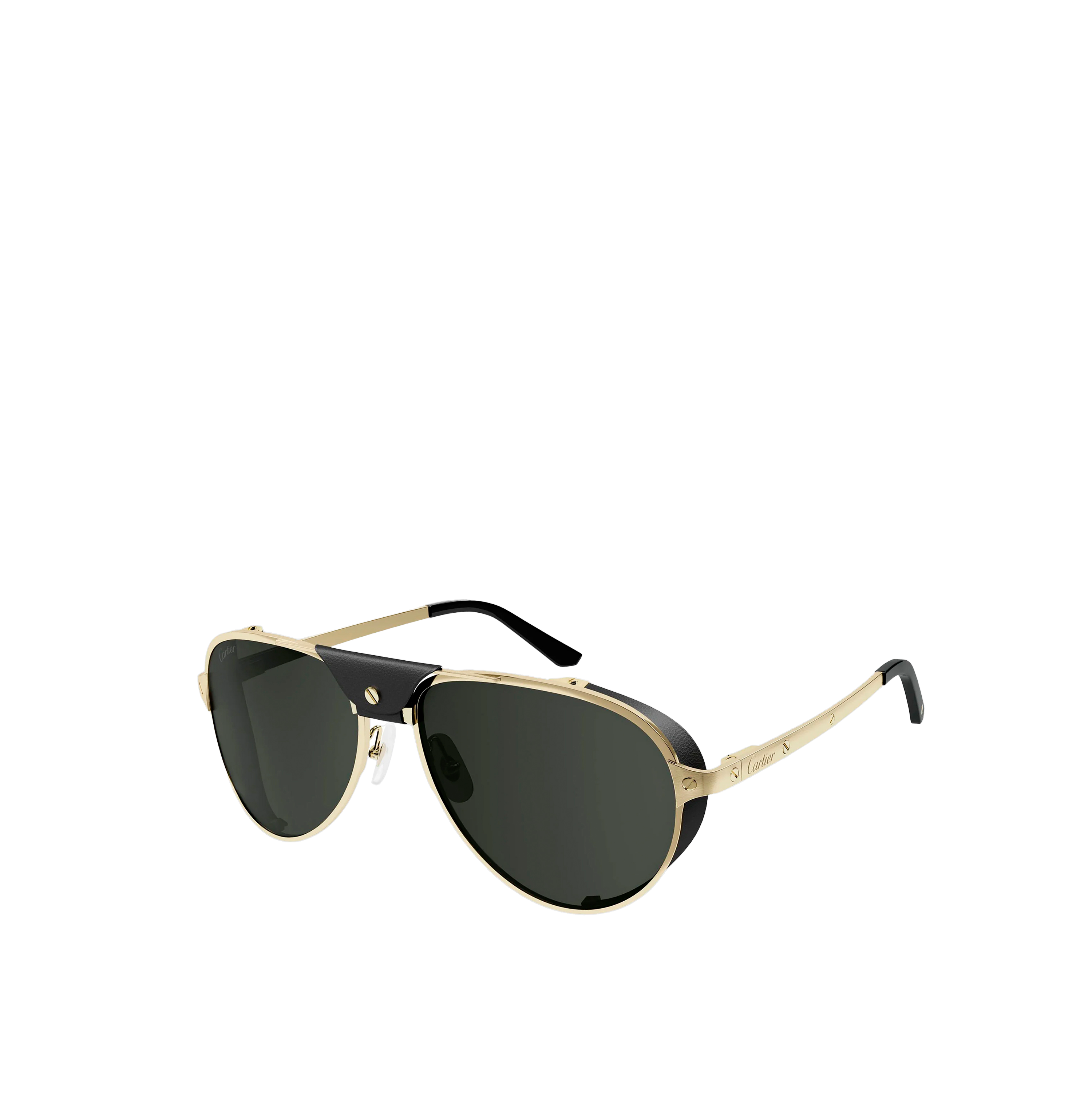 Gafas Negras Cartier Gold