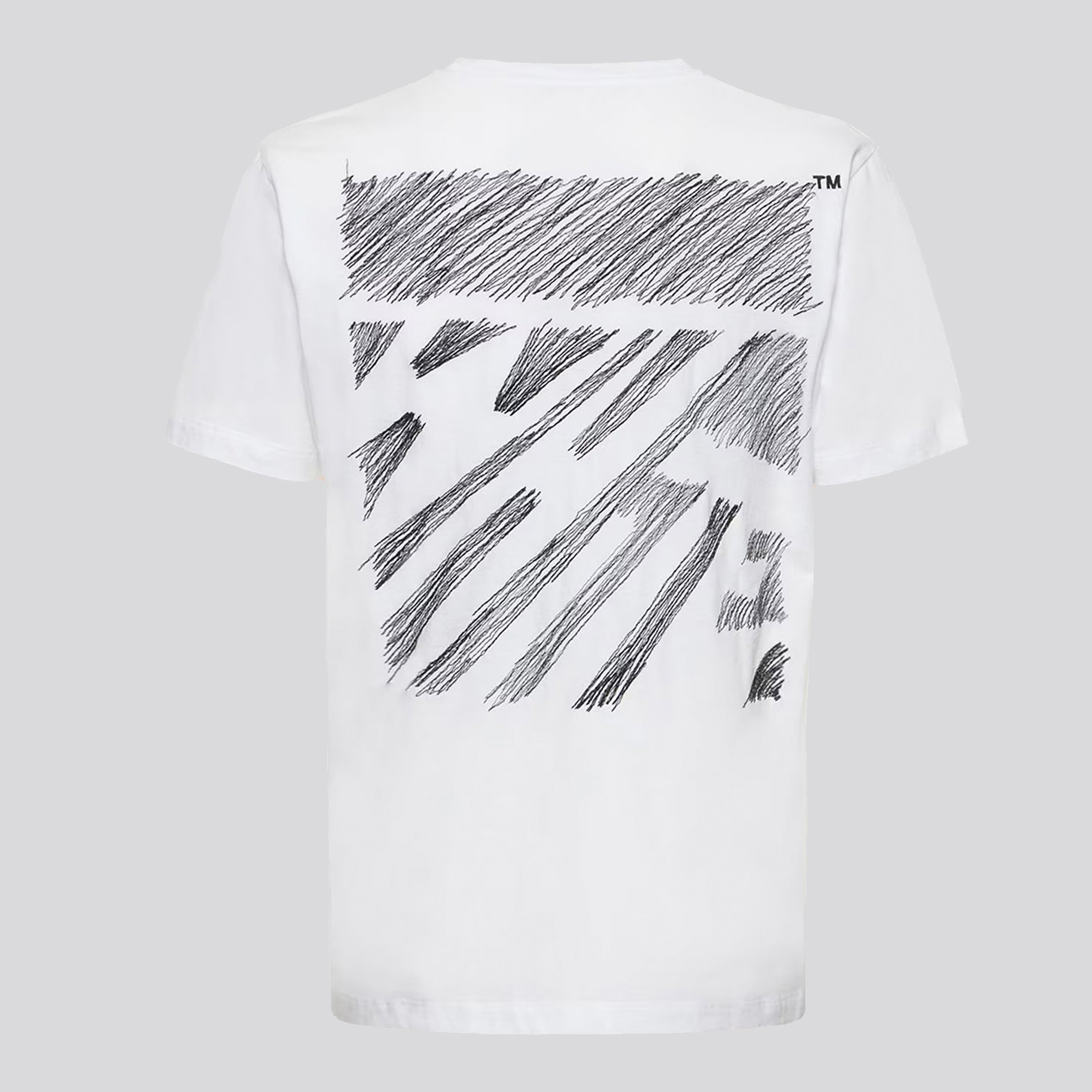 Camiseta off white online blanca