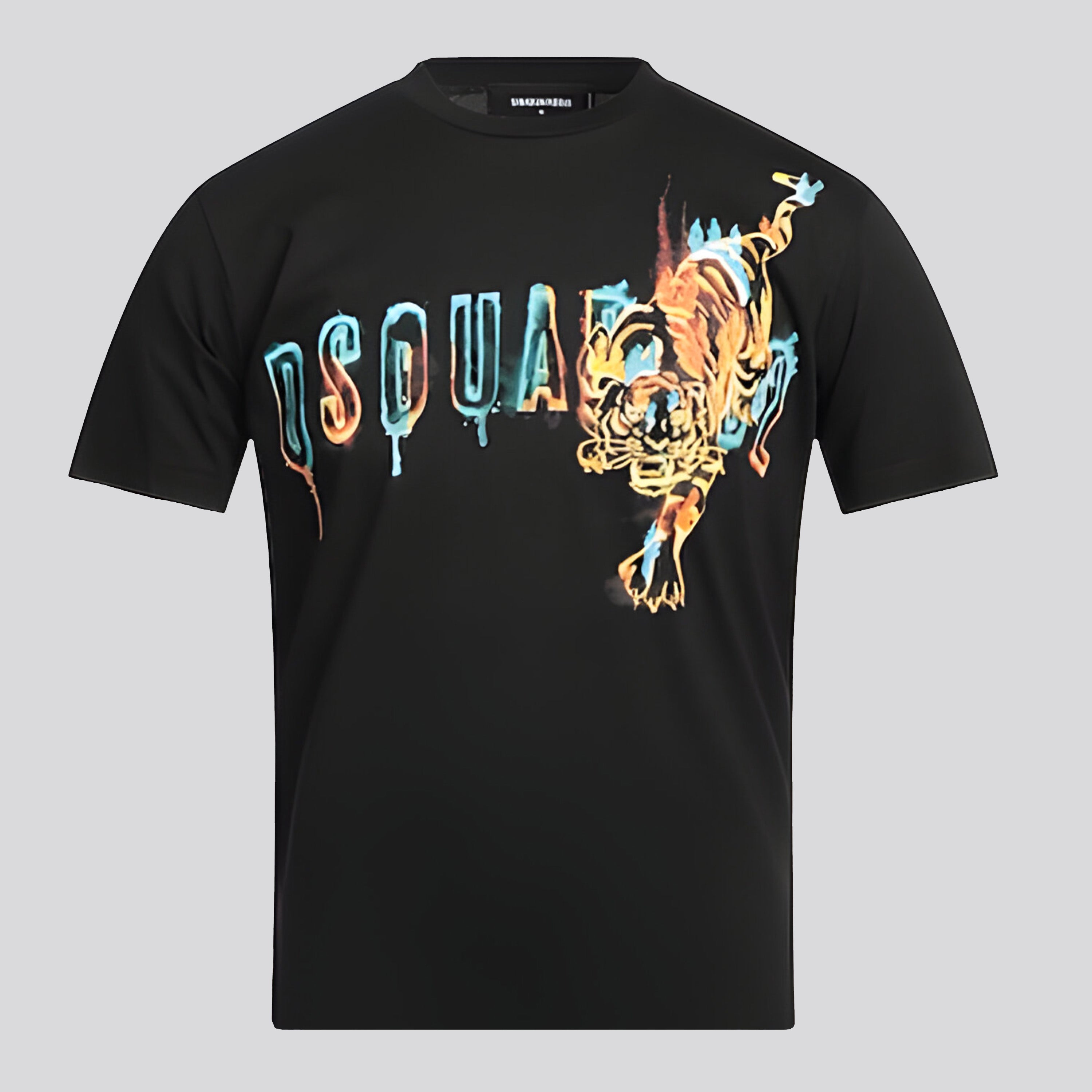 Camiseta Negra Dsquared2 Tiger W