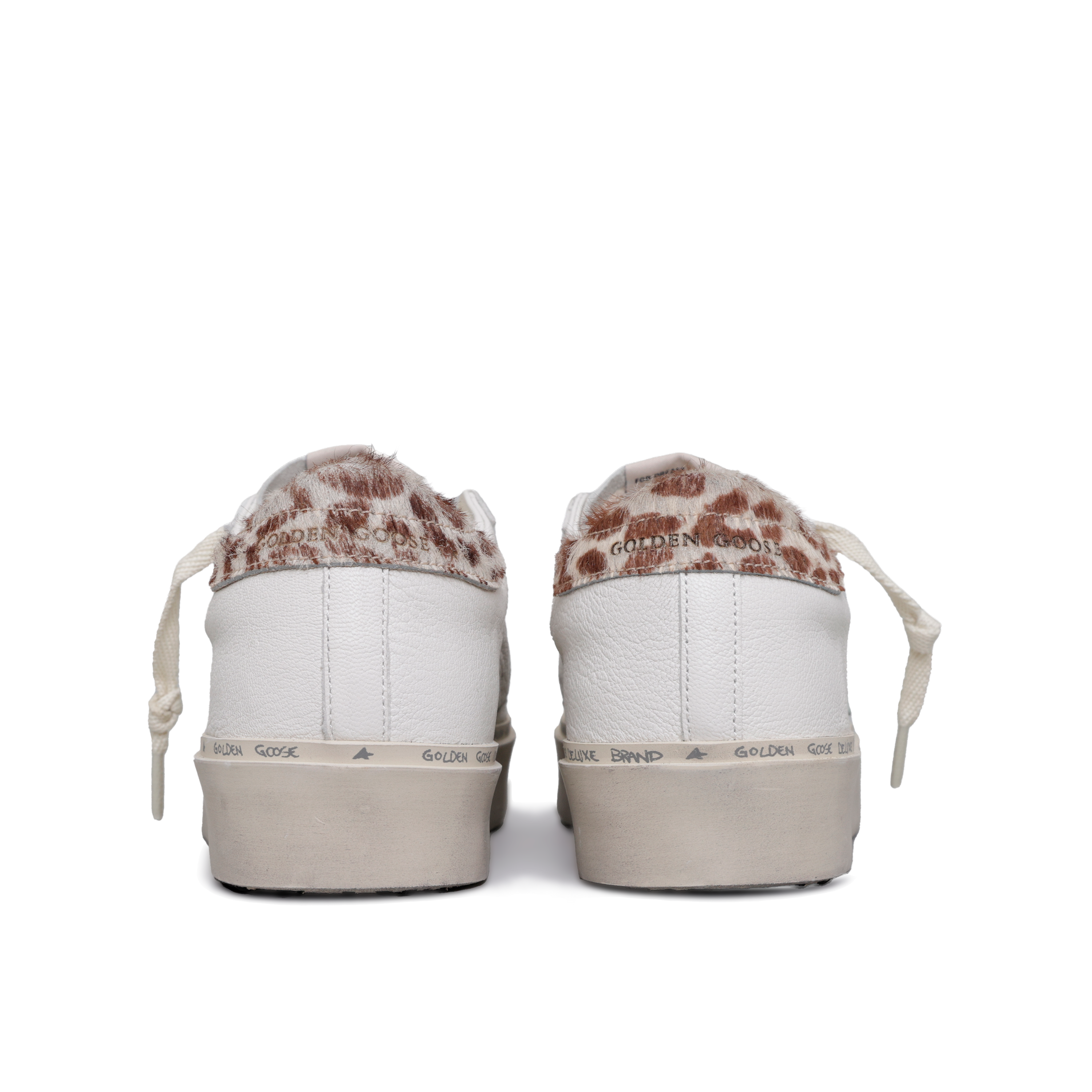 Sneaker White Brown Golden Goose Hi Star Horsy