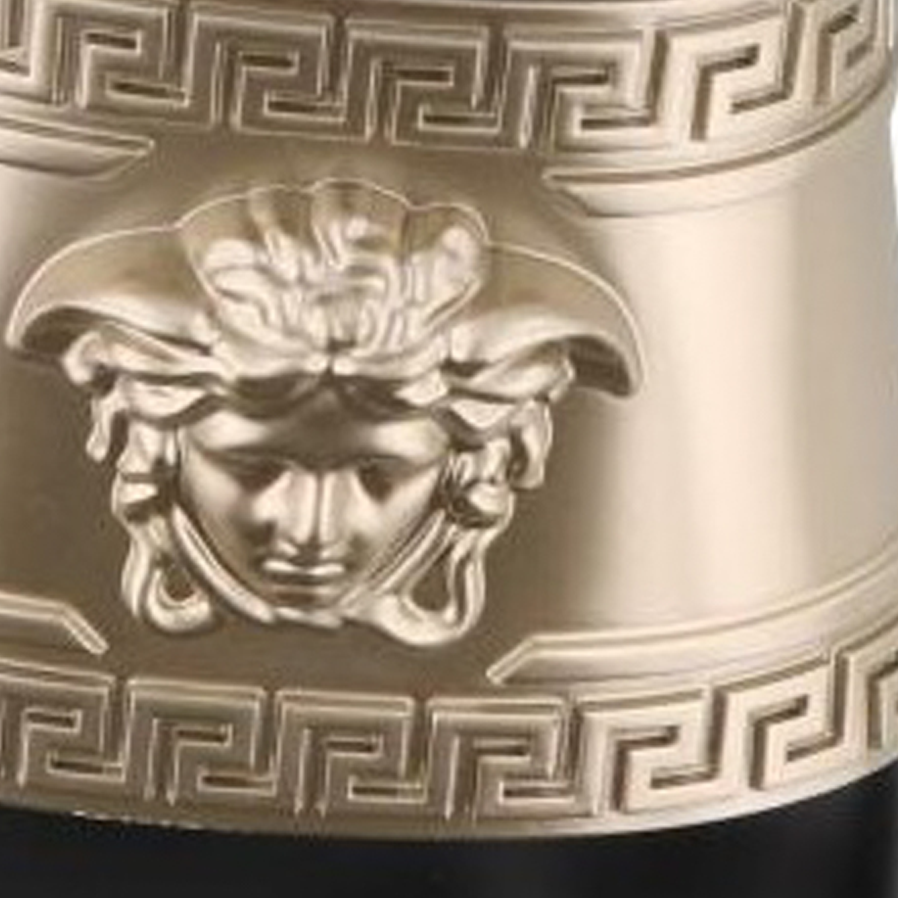 Sandalias Negras Versace Medusa