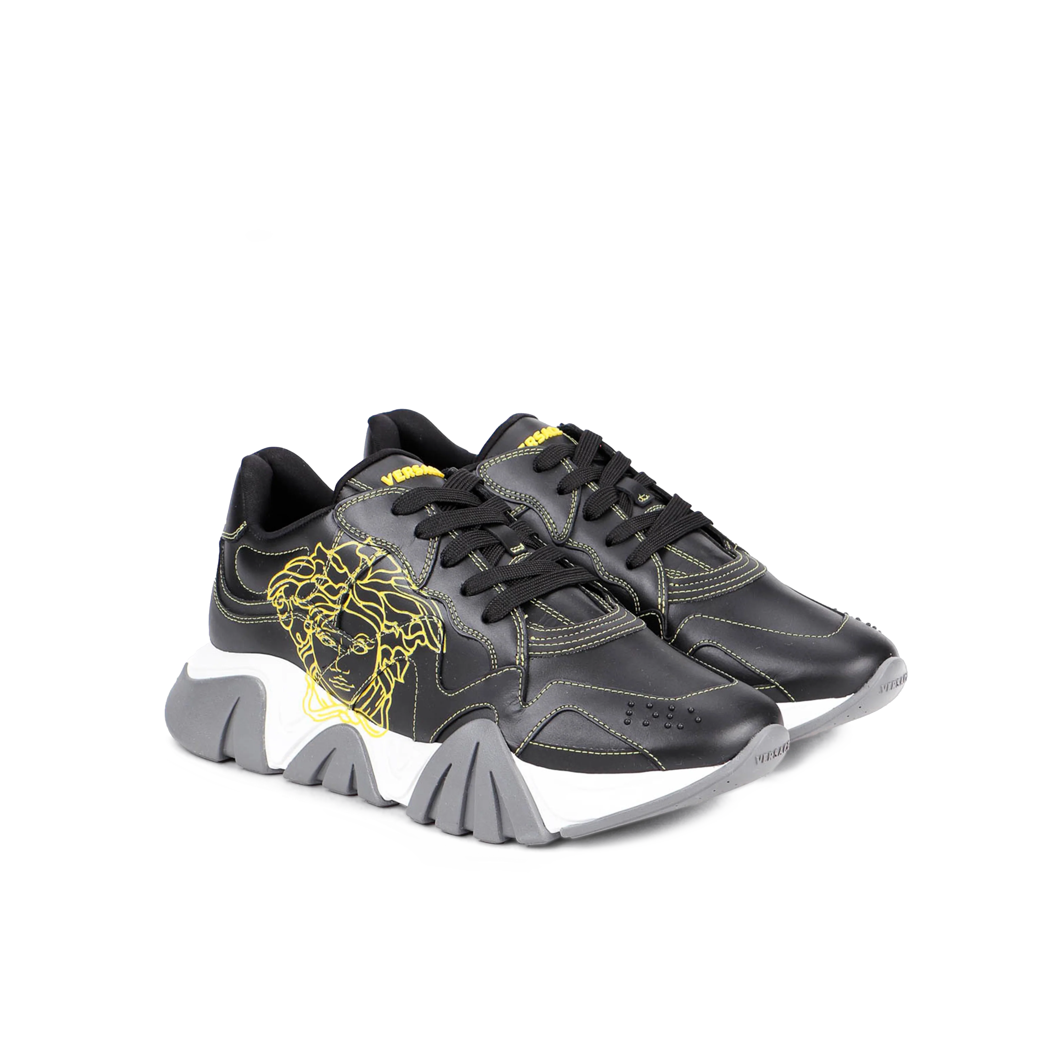 Sneakers Negros Gianni Versace Medusa