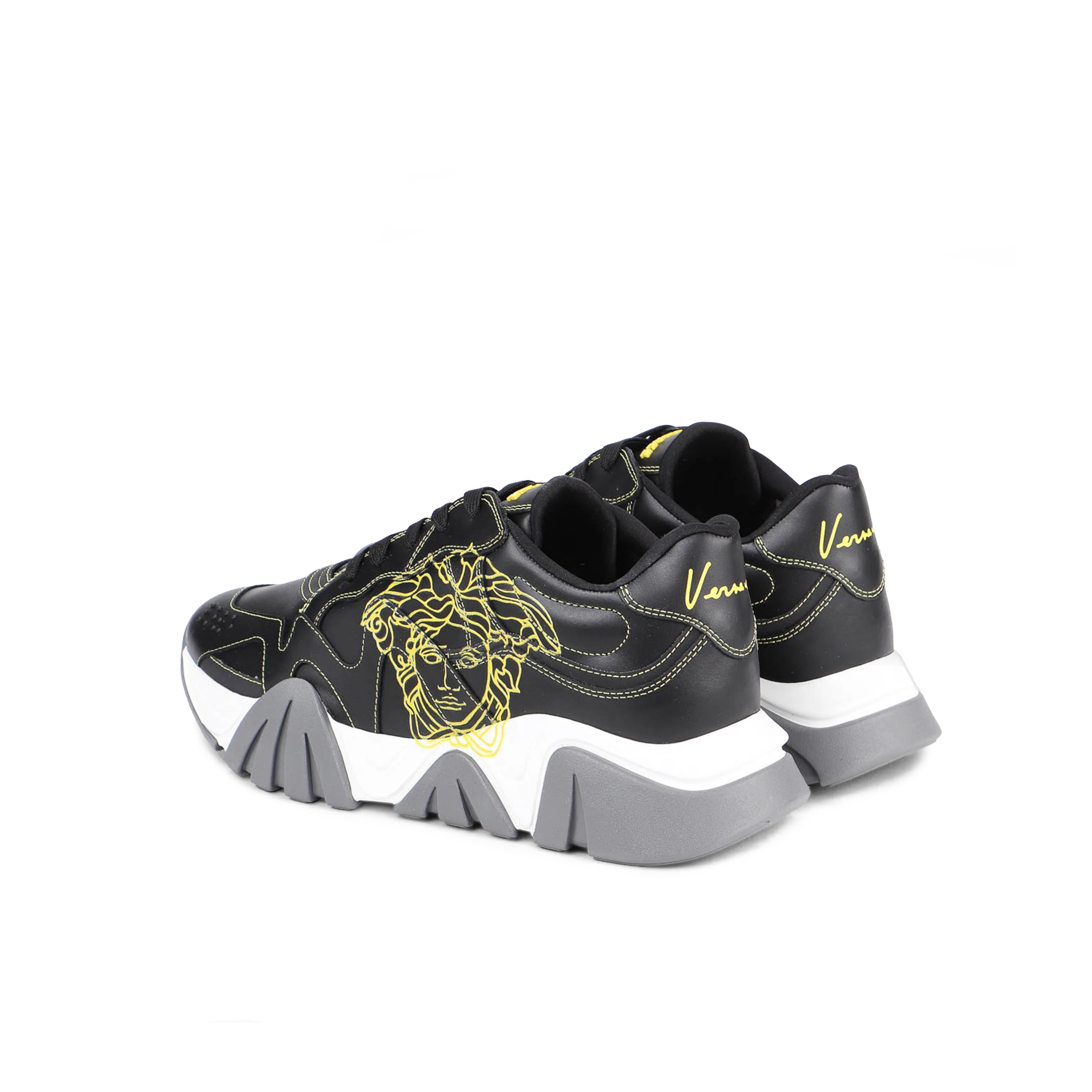 Sneakers Negros Gianni Versace Medusa