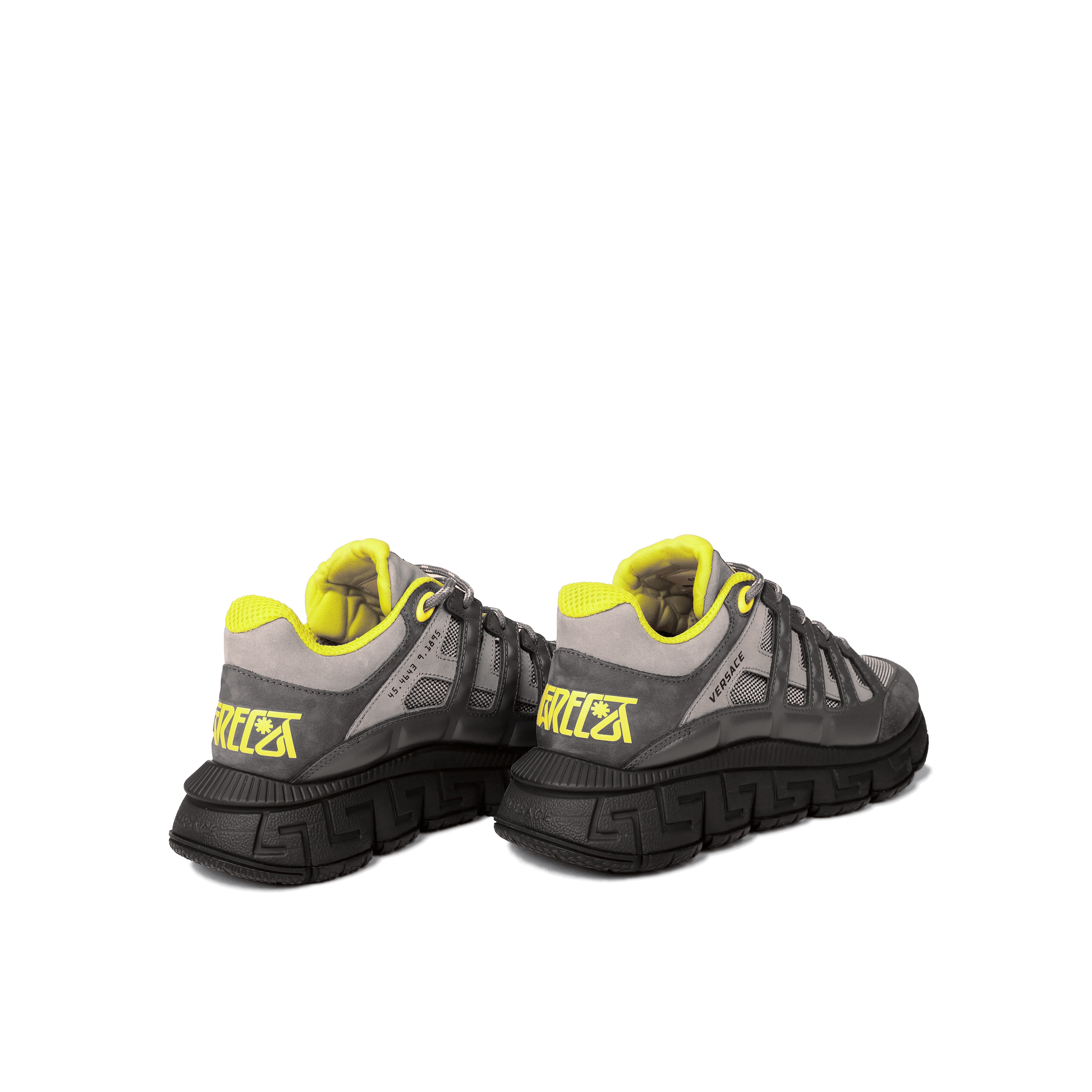 Sneakers Grey Yellow Versace Trigreca