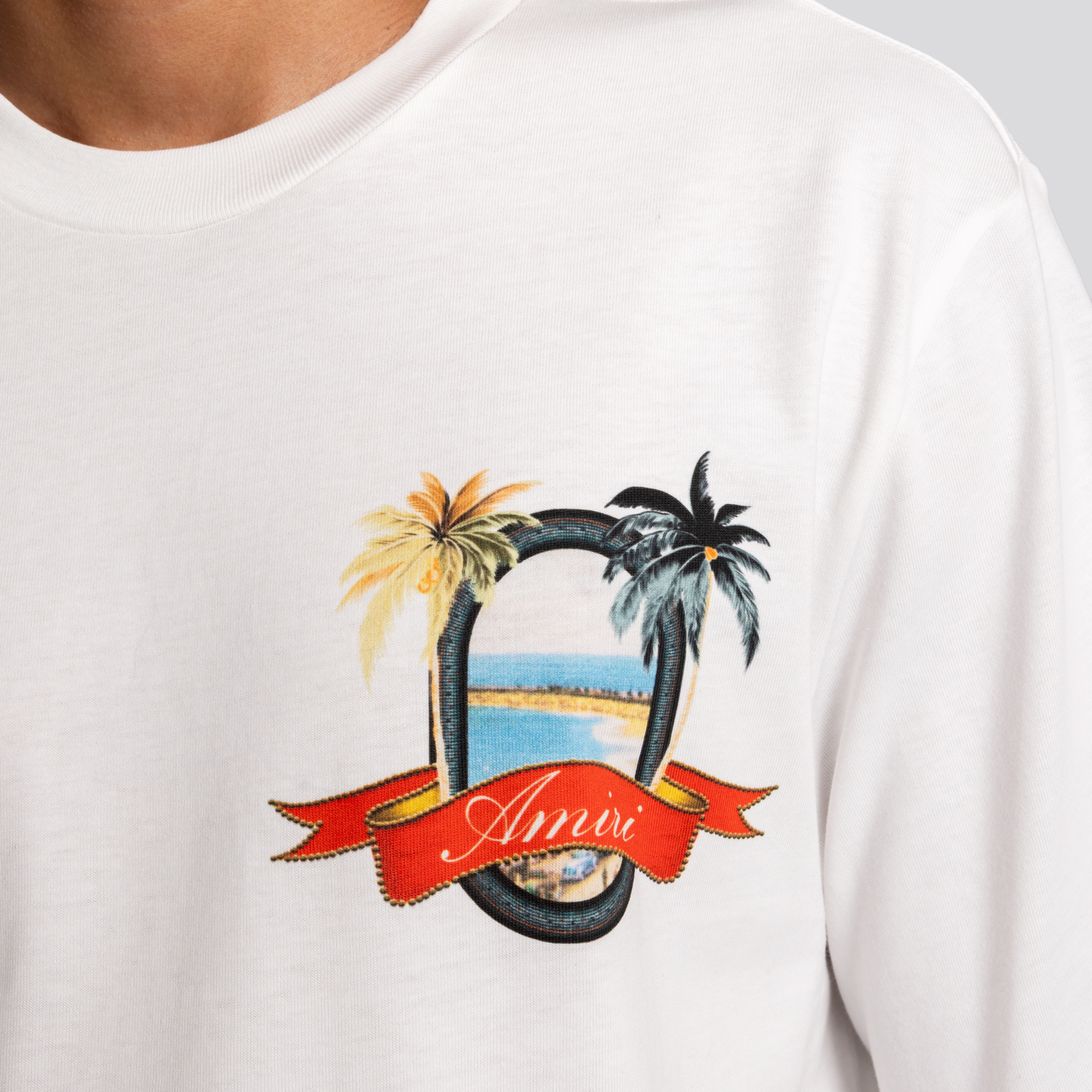 Camiseta Blanca AMIRI MA Paradise