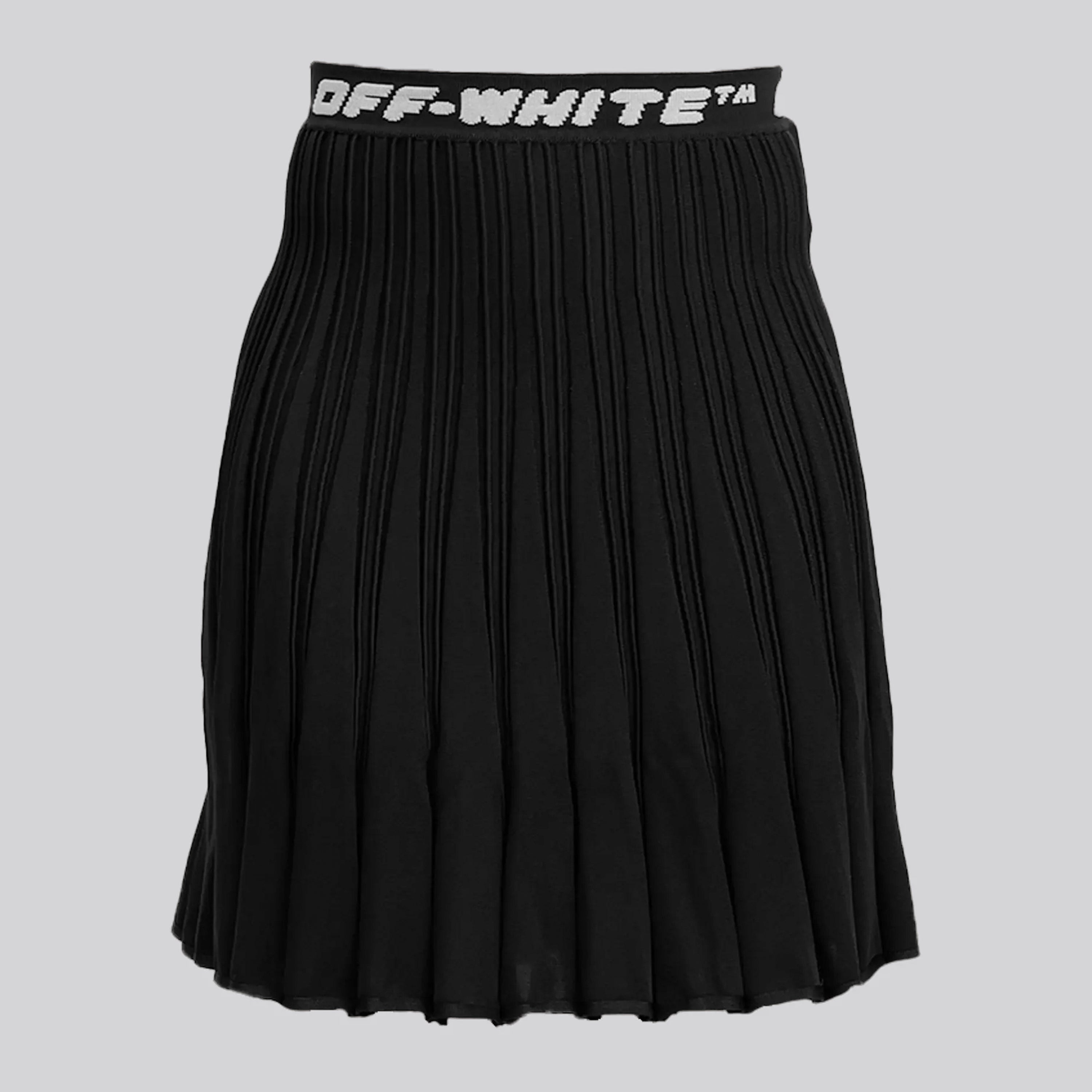 Falda Negra Off-White Logo Band