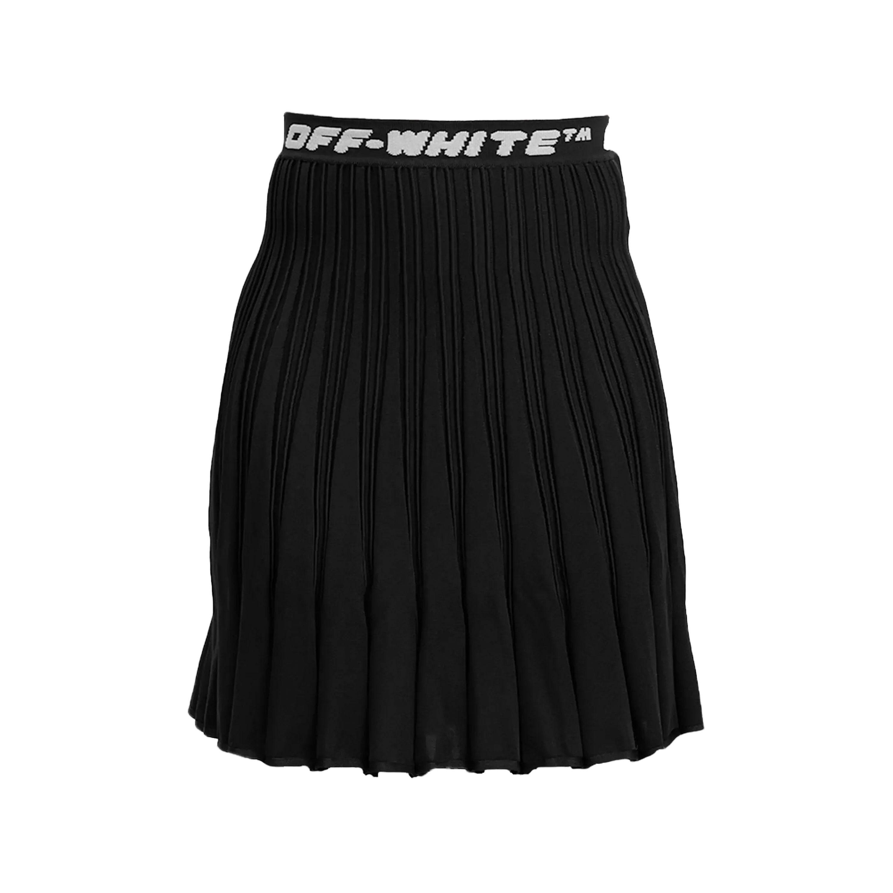 Falda Negra Off-White Logo Band