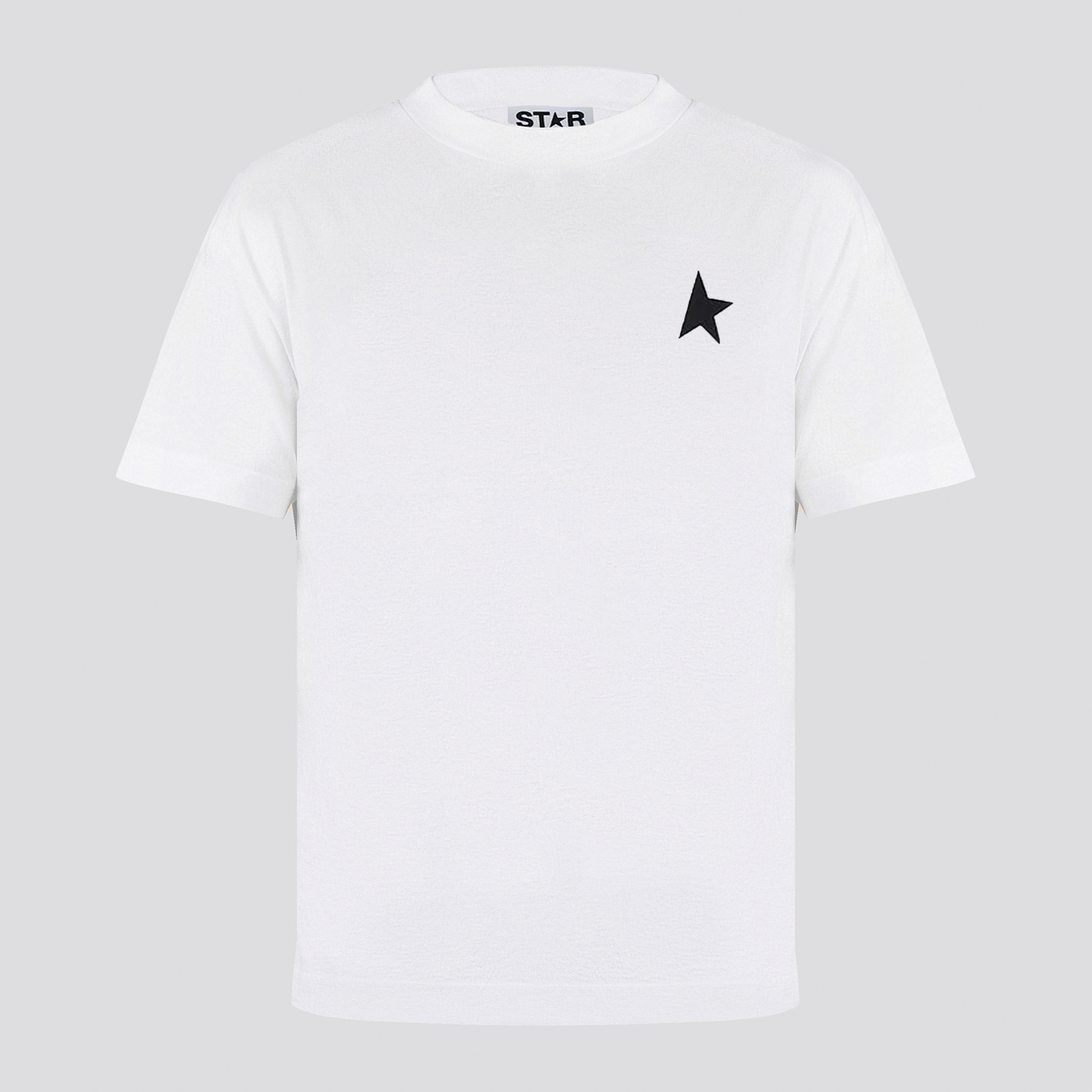 Camiseta Blanca Golden Goose Star M'S