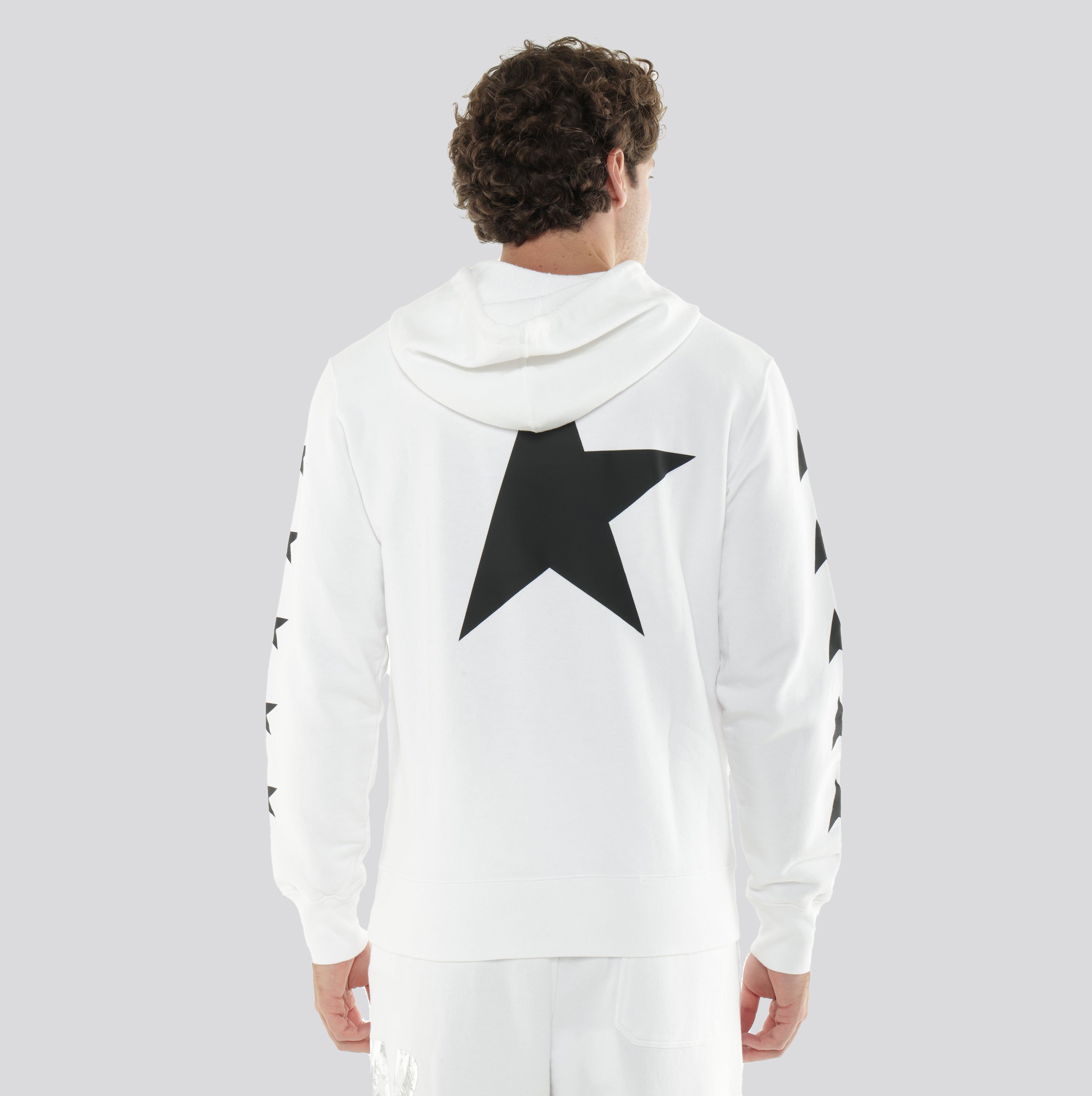 Buzo Tipo Hoodie Blanco Golden Goose Star/M'S