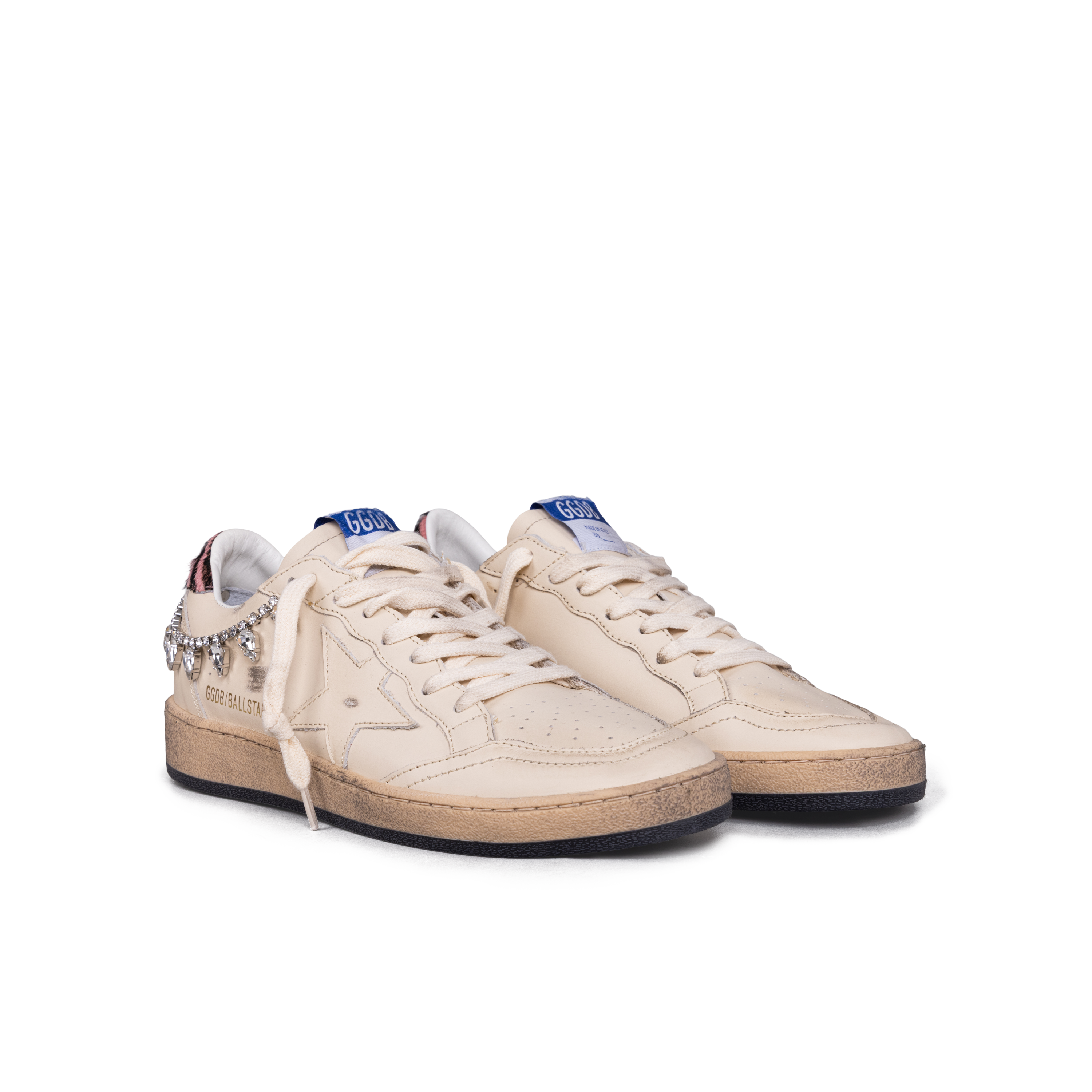 Sneakers Blancos Golden Goose Ballstar Zebra Horsy