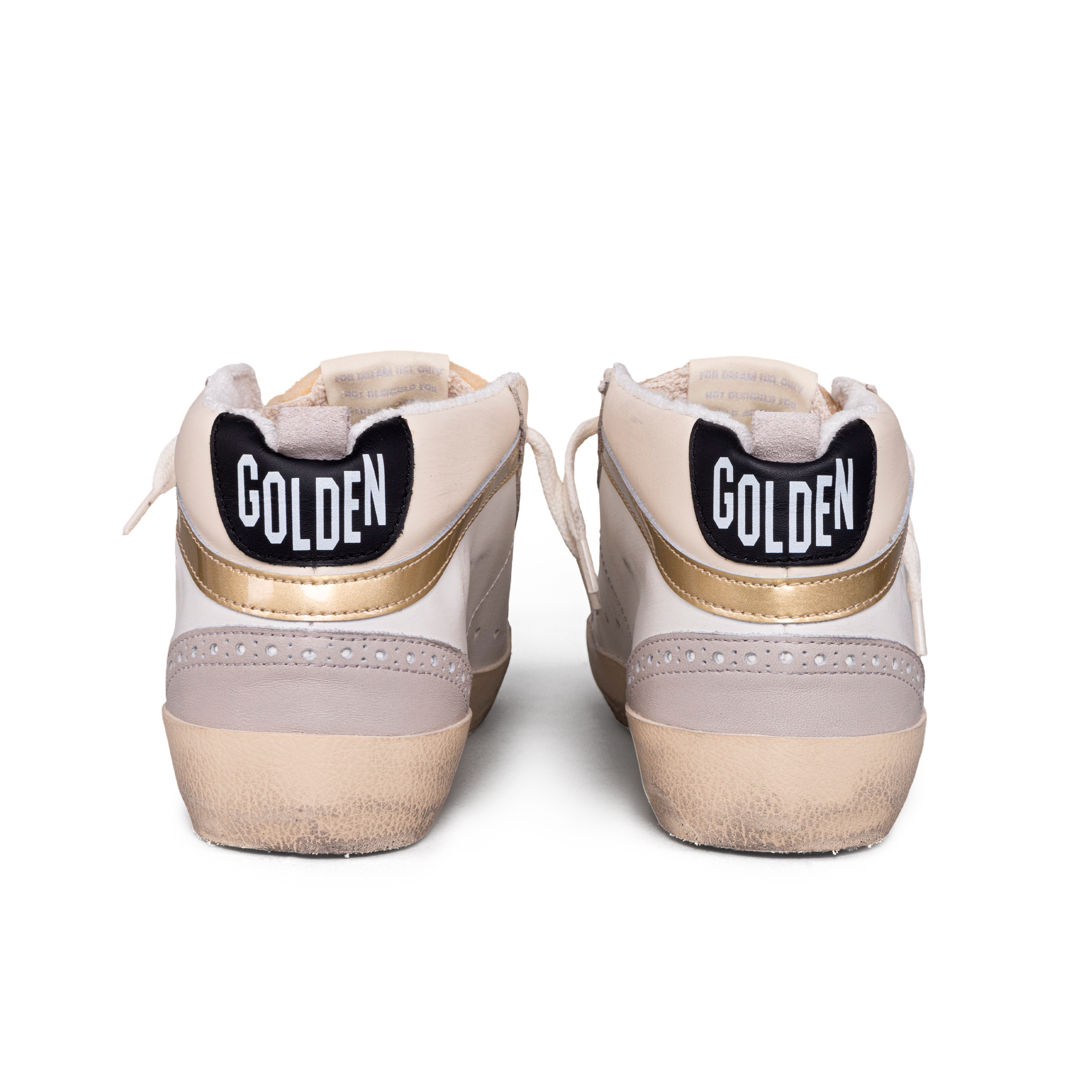 Sneakers Blancos Golden Goose Mid Star Leather Nylon