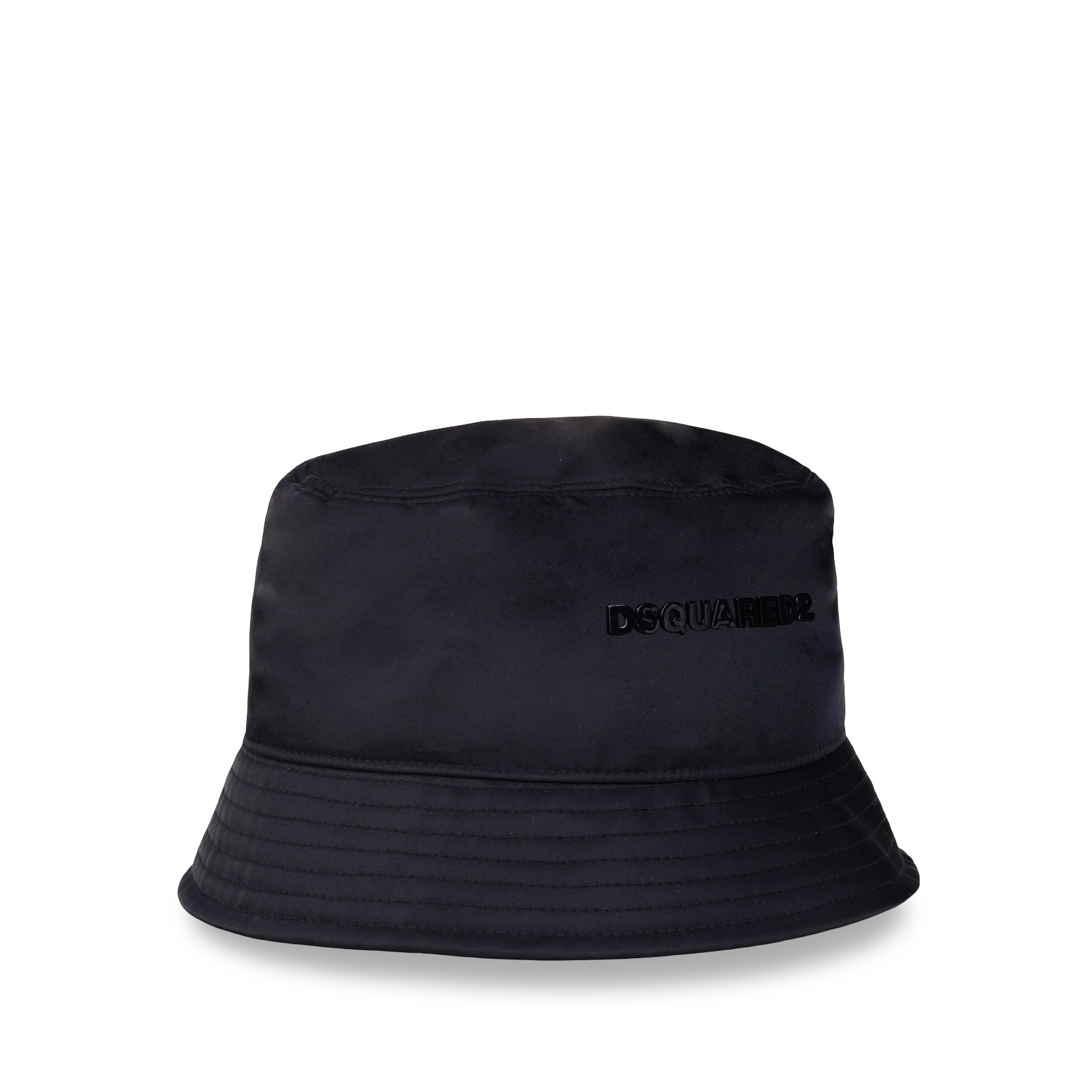 Gorro Negro Black Dsquared2 Logo Nylon