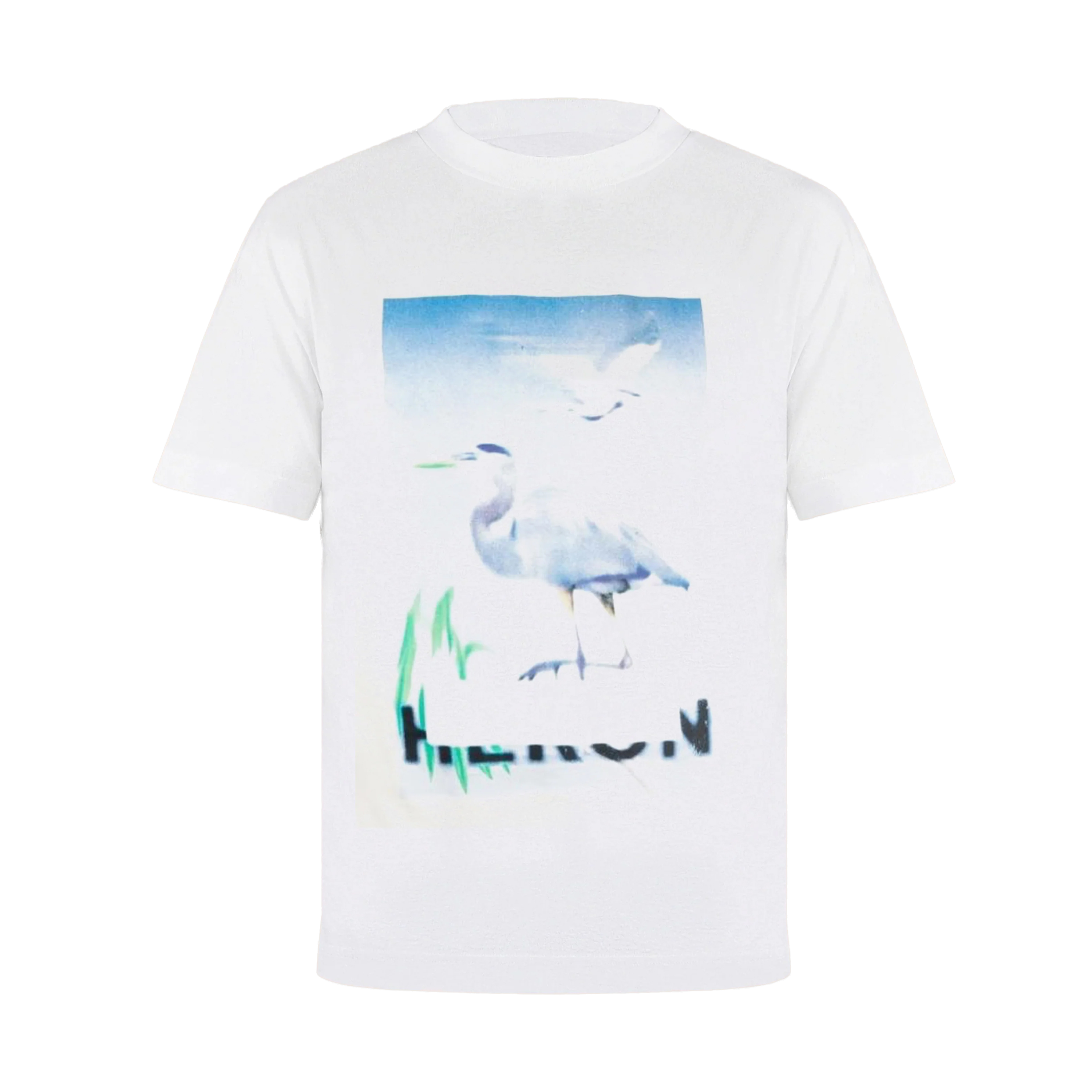 Camiseta Blanca Light Blue Heron Preston NF Censored