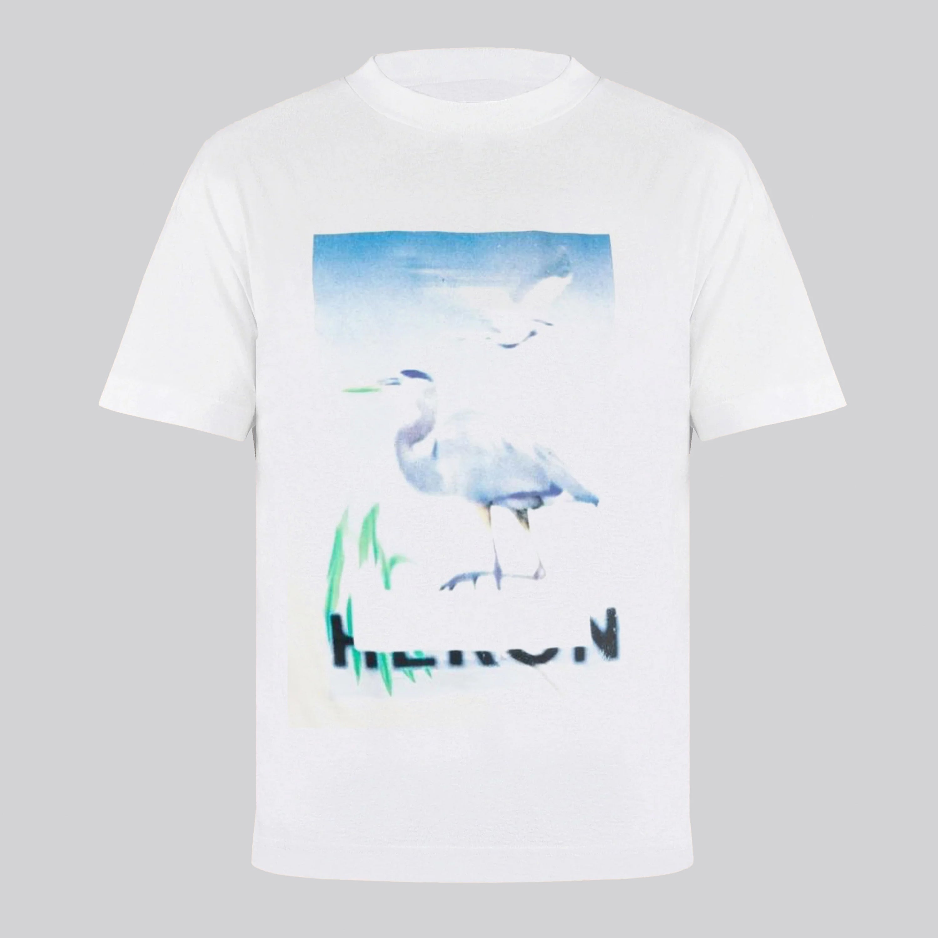 Camiseta Blanca Light Blue Heron Preston NF Censored