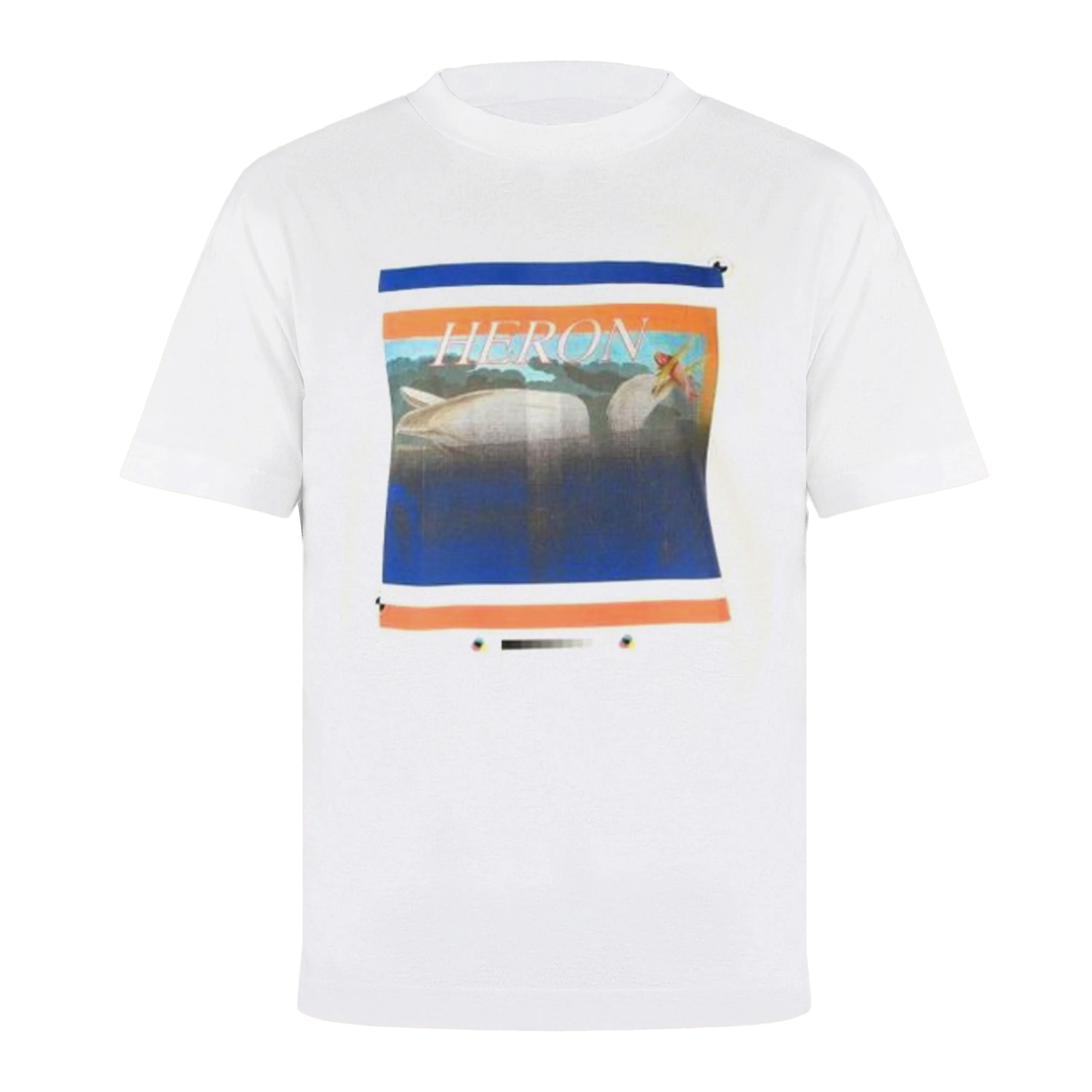 Camiseta Blanca Heron Preston Misprinted