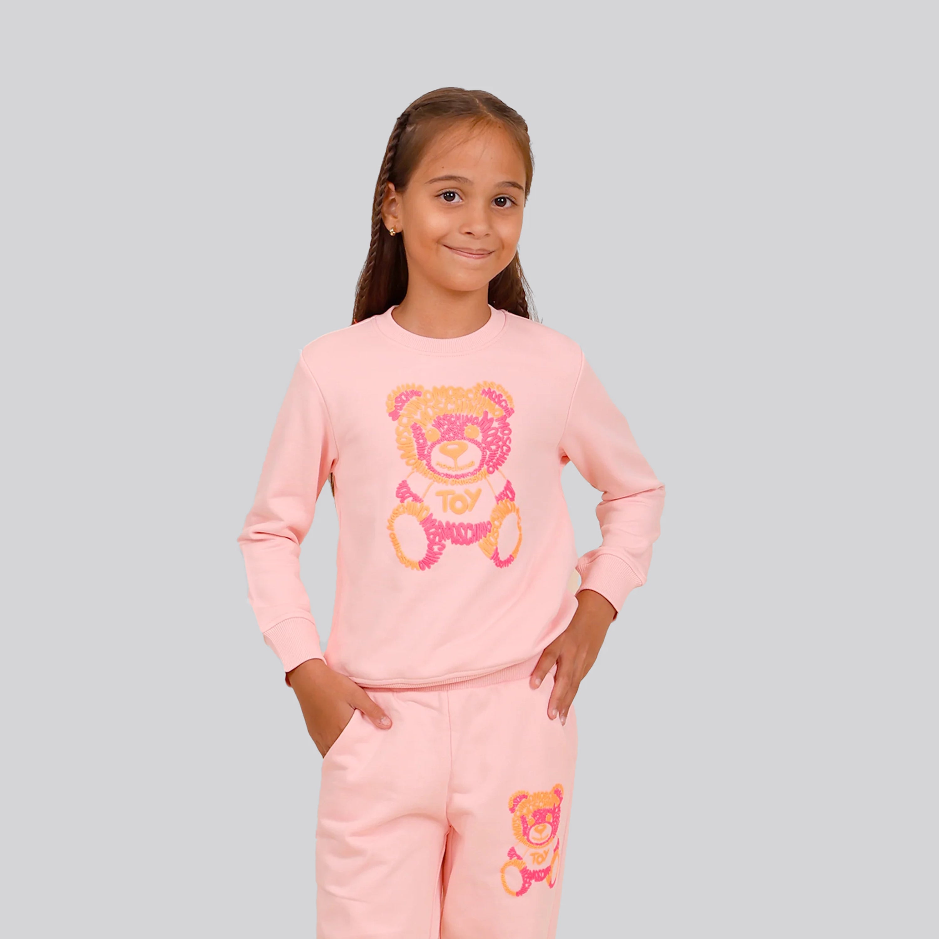 Set Rosado Naranja Moschini Teddy