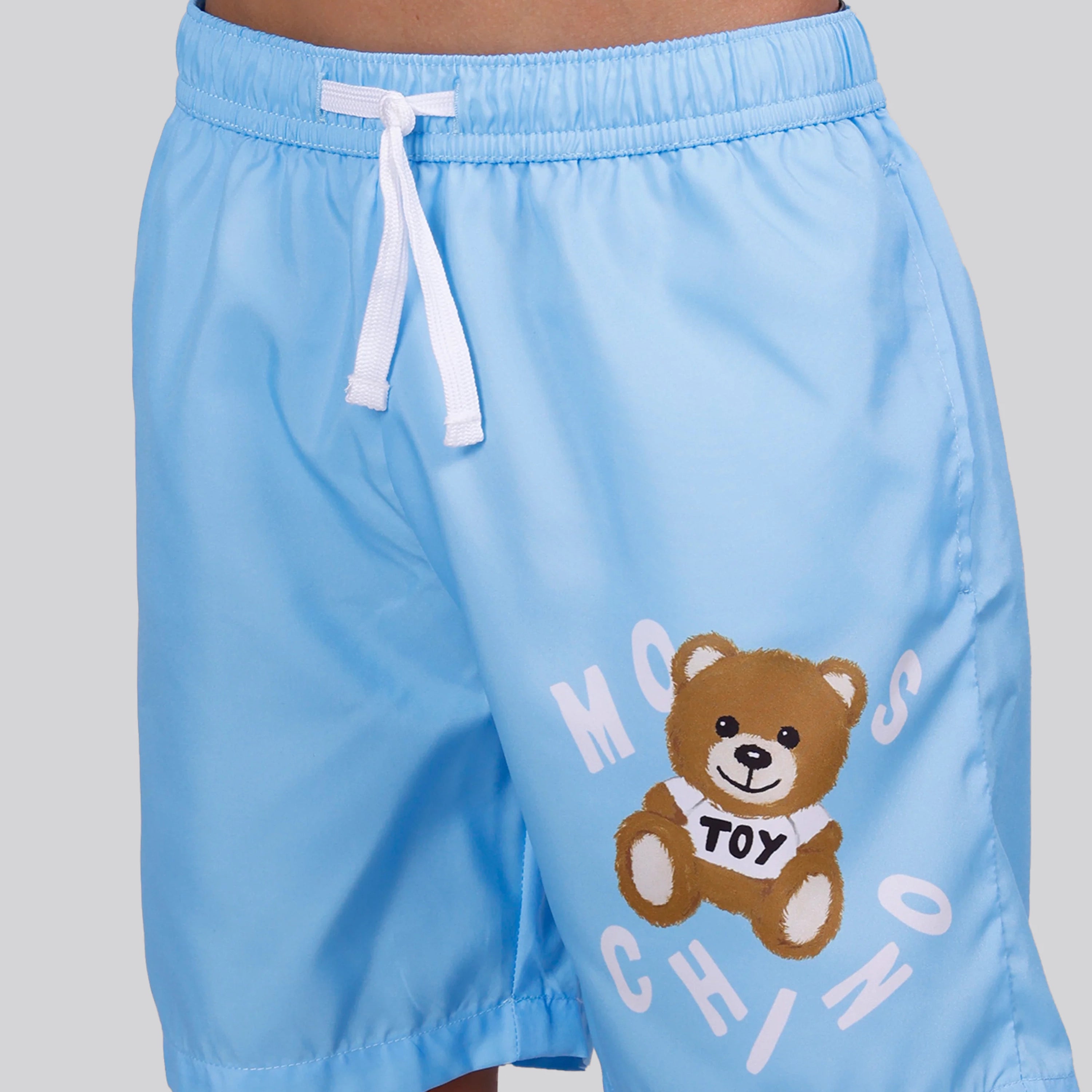 Pantaloneta de Baño Azul claro Moschino Kids Teddy Bear