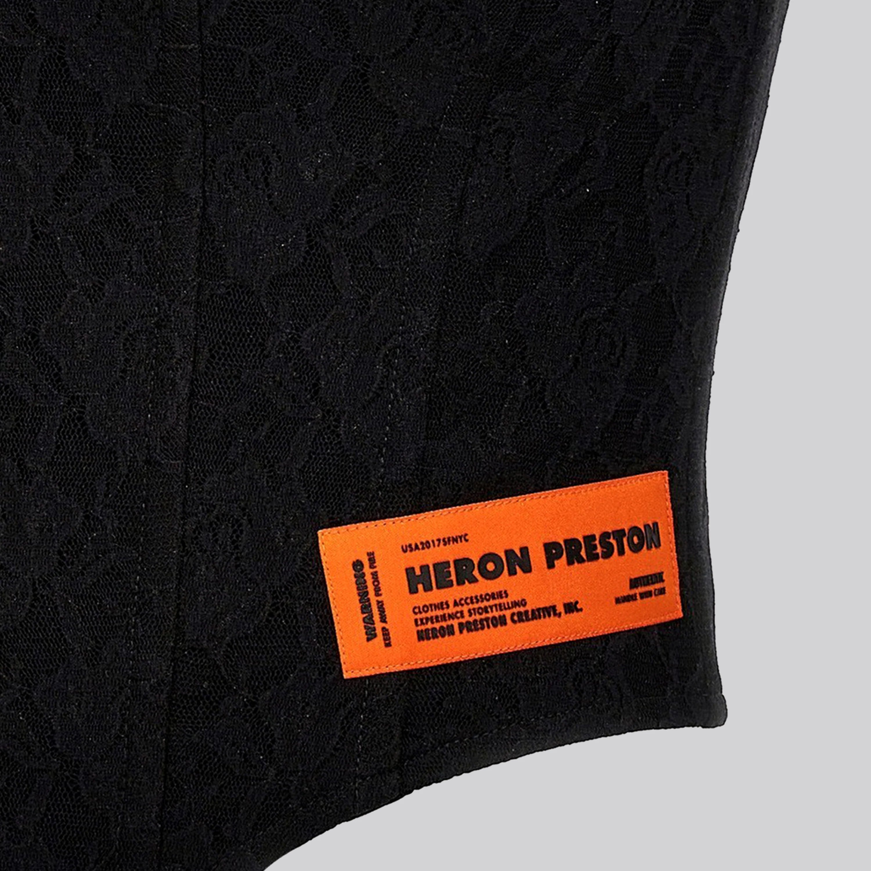 Corset Negro Heron Preston Tag