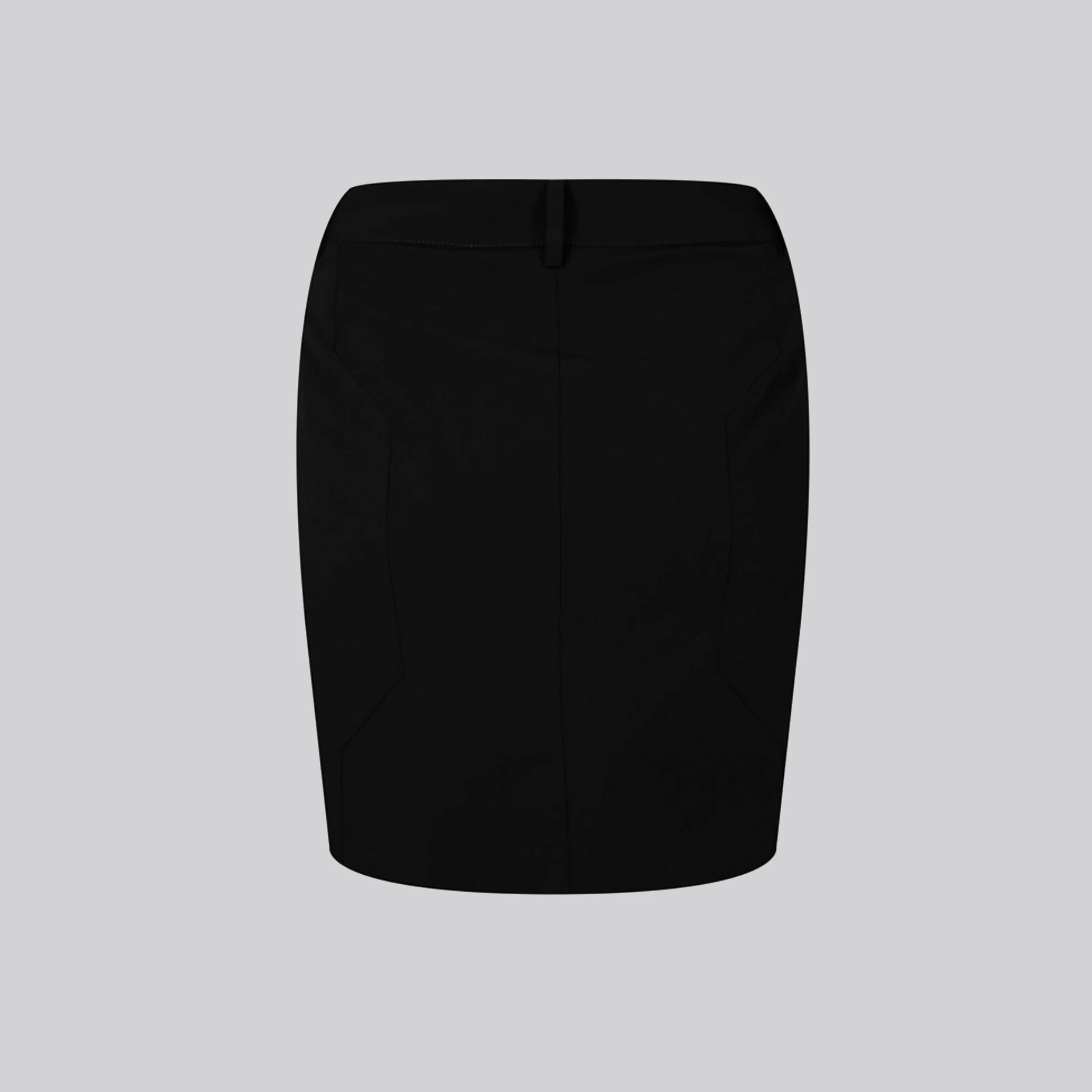 Falda Negra Heron Preston Skirt Tag