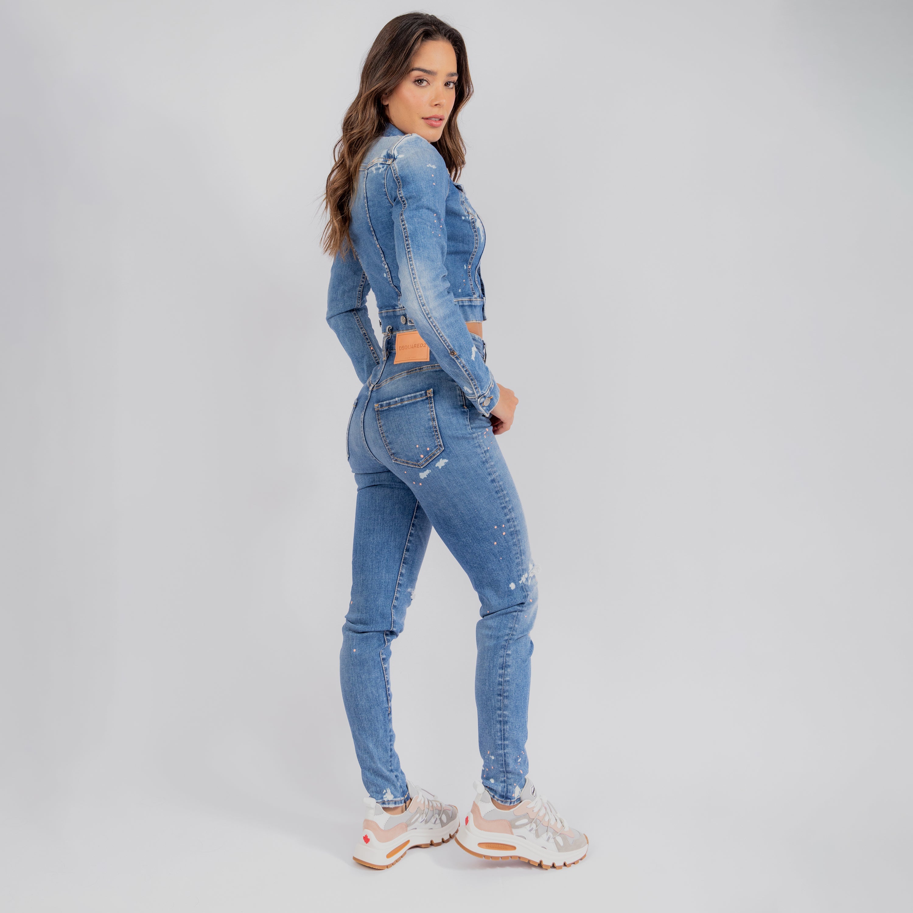 Chaqueta Denim Dsquared2 Paints